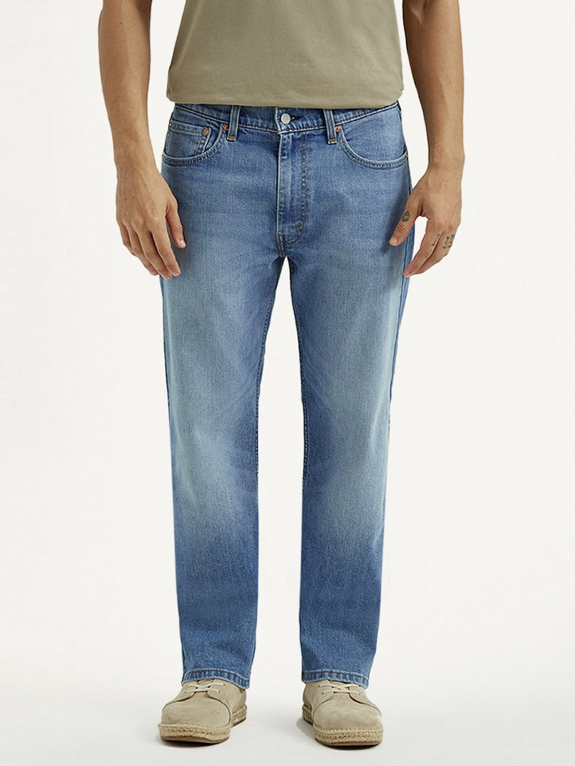 Image of LEVI'S 555 Relaxed Fit Men Blue Jeans
