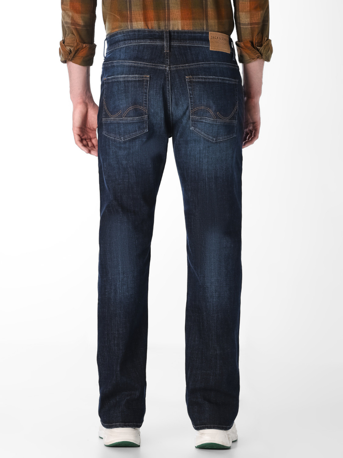 Image of JACK & JONES Boot-Leg Men Dark Blue Jeans
