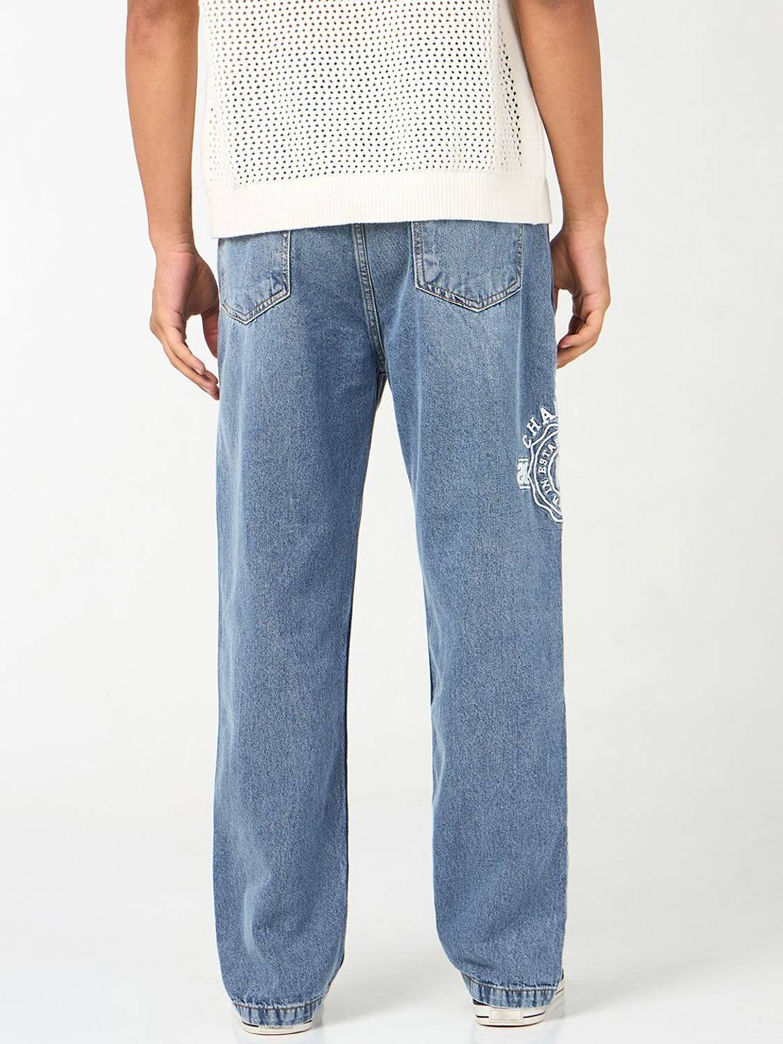 BEWAKOOF Straight Fit Men Blue Jeans - Image 2