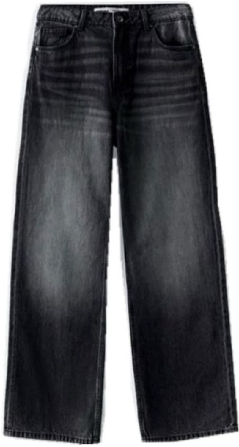 Image of ZOVYA Baggy Fit Men & Women Black Jeans