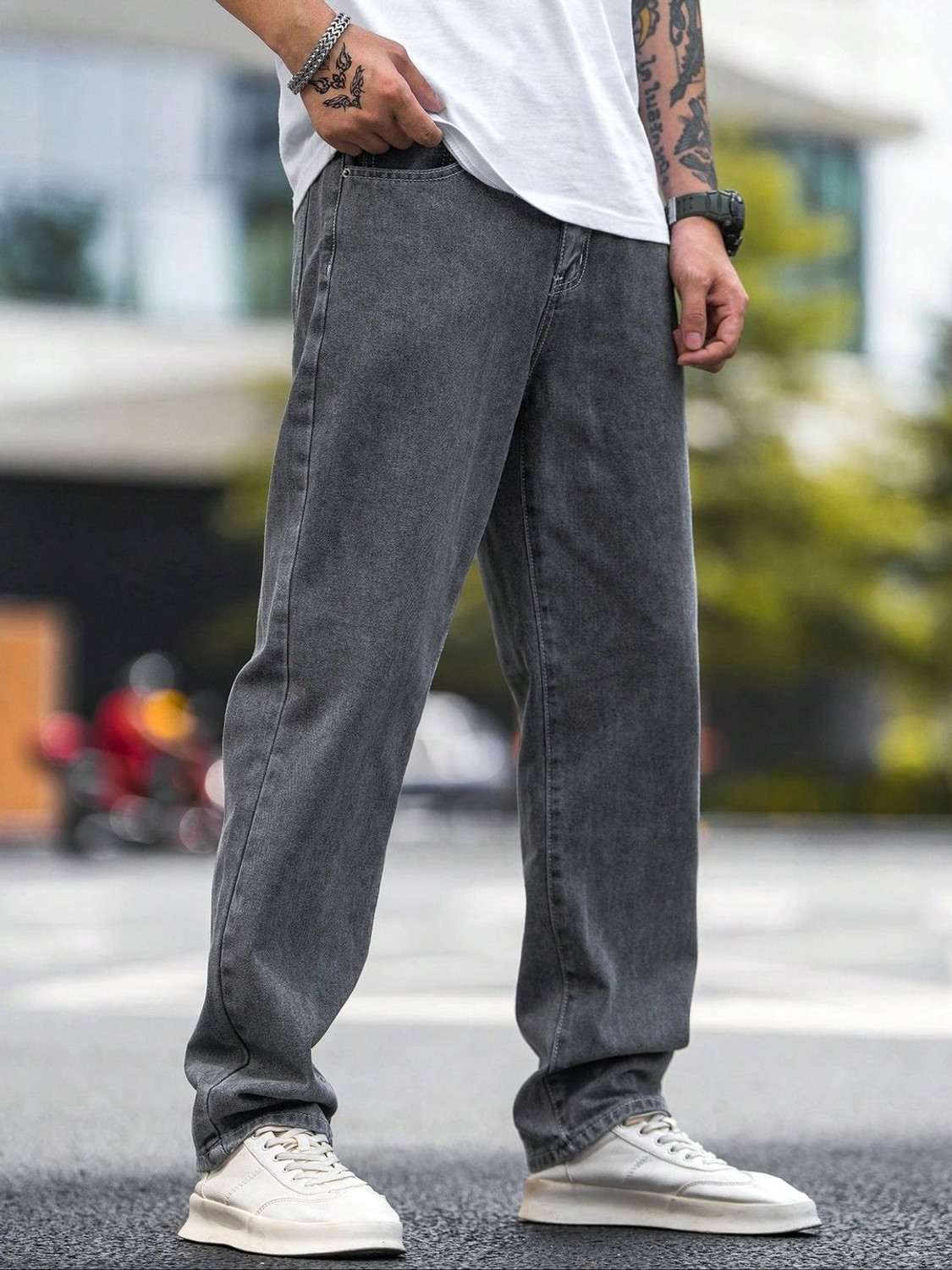 Image of KOTTY Regular Men Grey Jeans