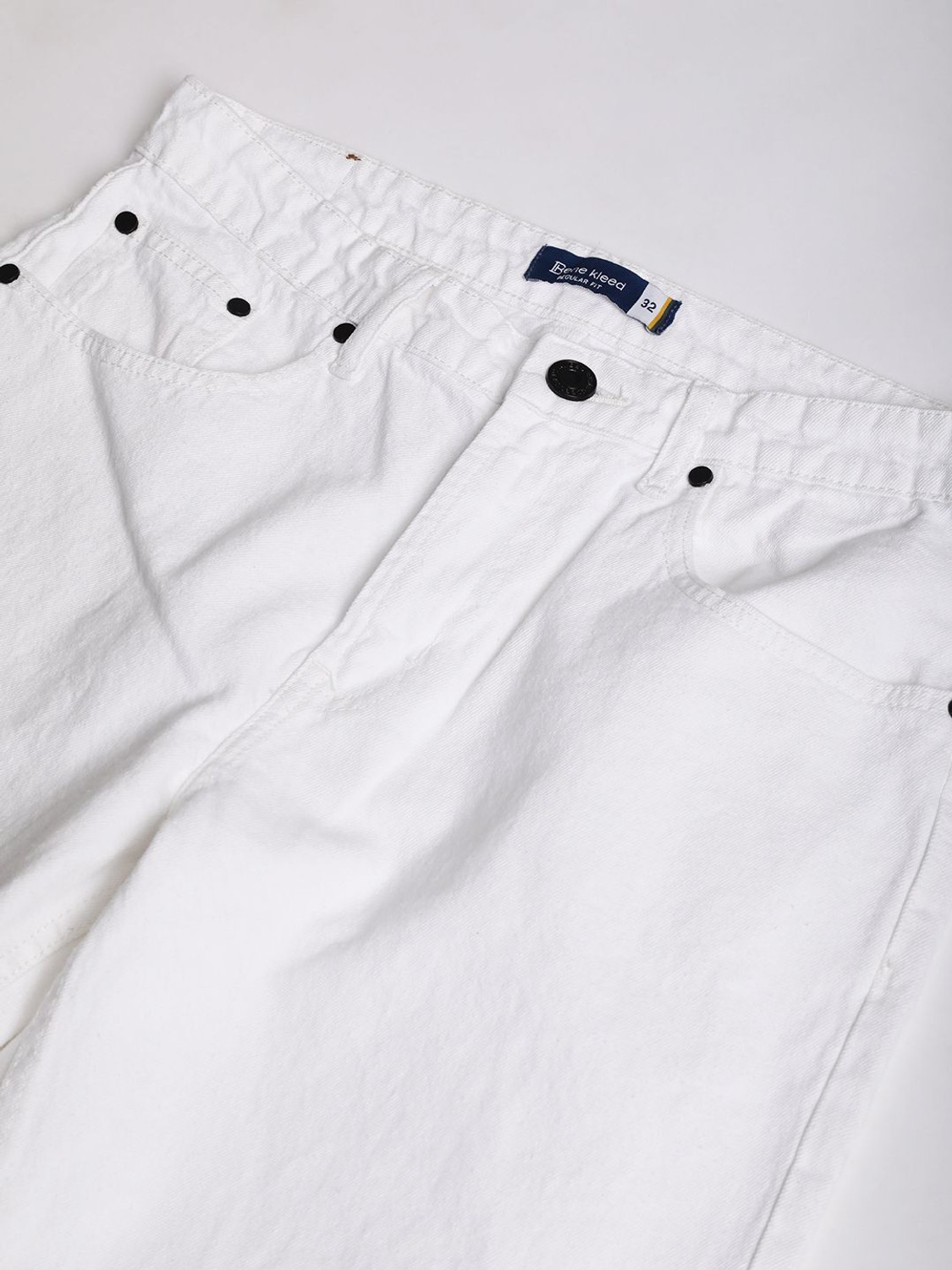 Image of Bene Kleed Regular Men White Jeans