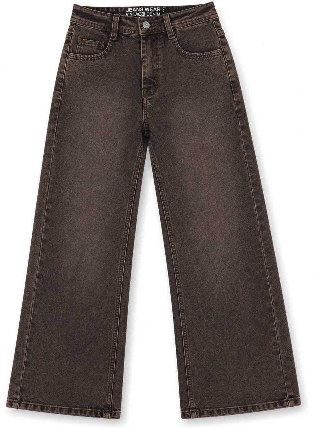 ecasreV Baggy Fit Men Dark Grey Jeans