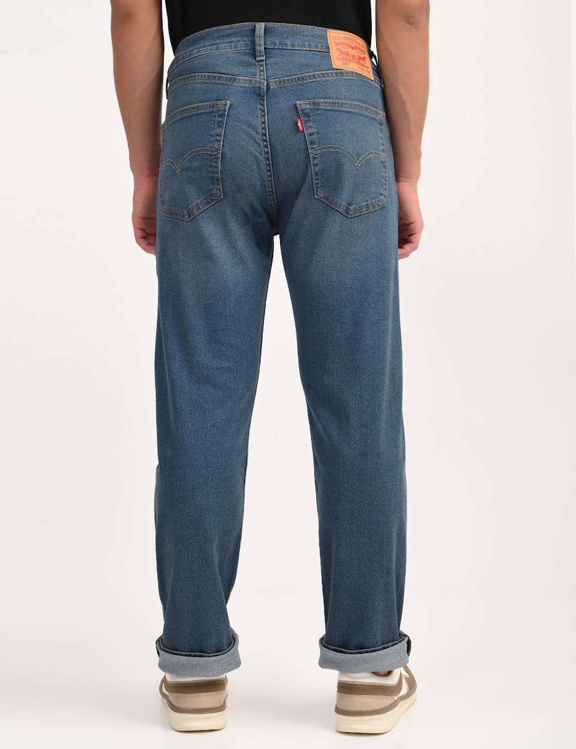 Image of LEVI'S Straight Fit Men Blue Jeans