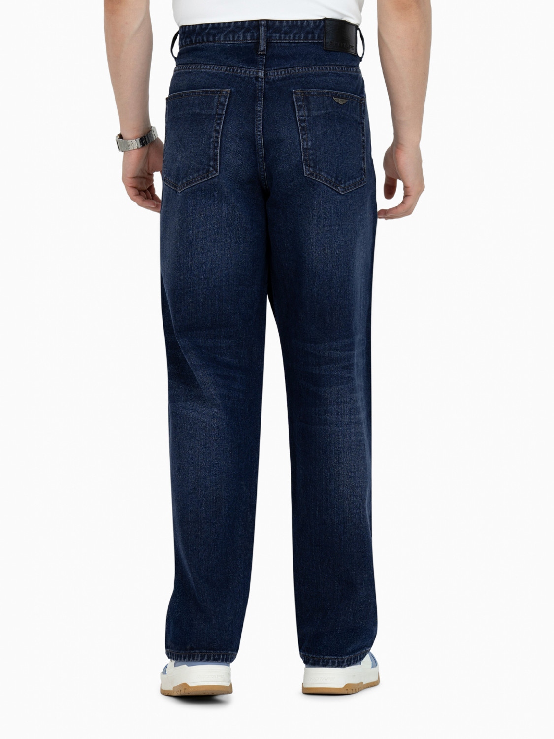 Image of RED TAPE Loose Fit Men Blue Jeans