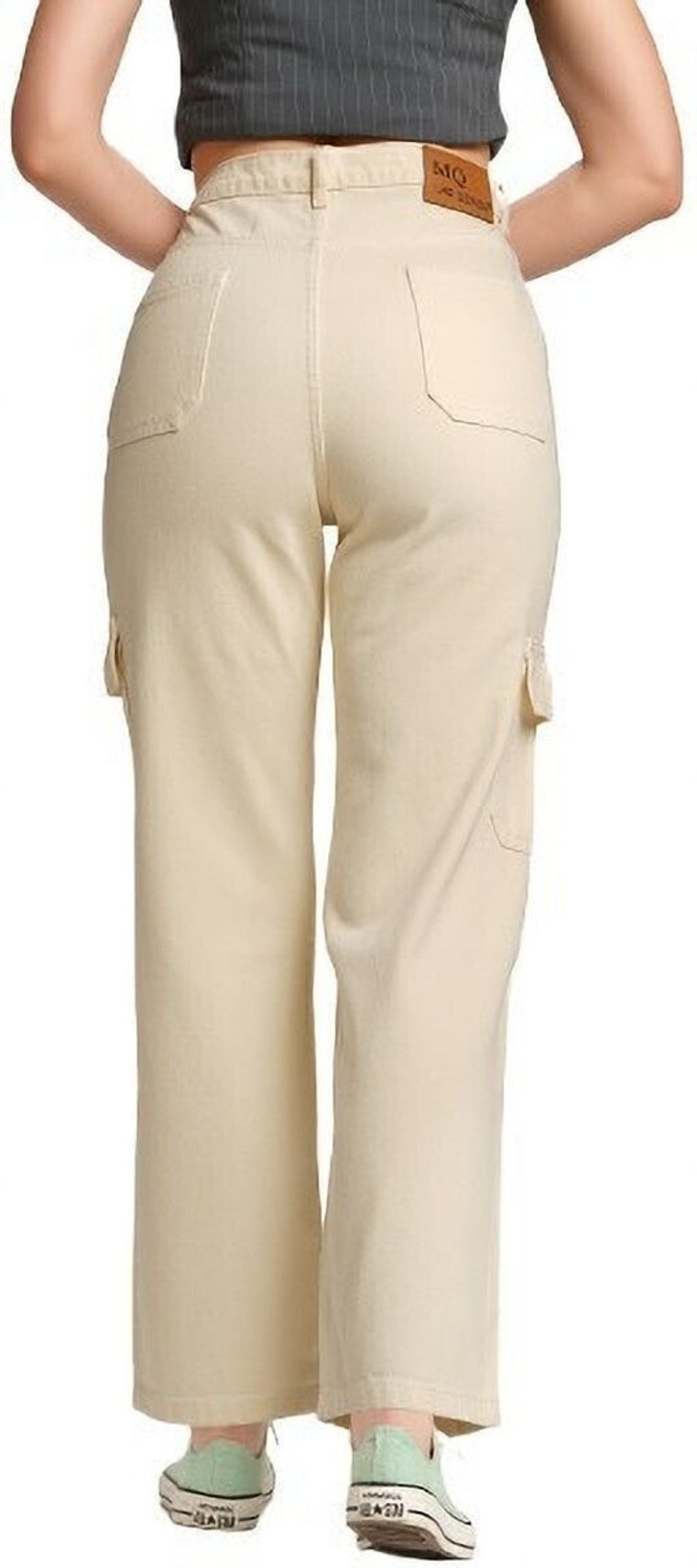 Image of me queen Loose Fit Women Beige Jeans