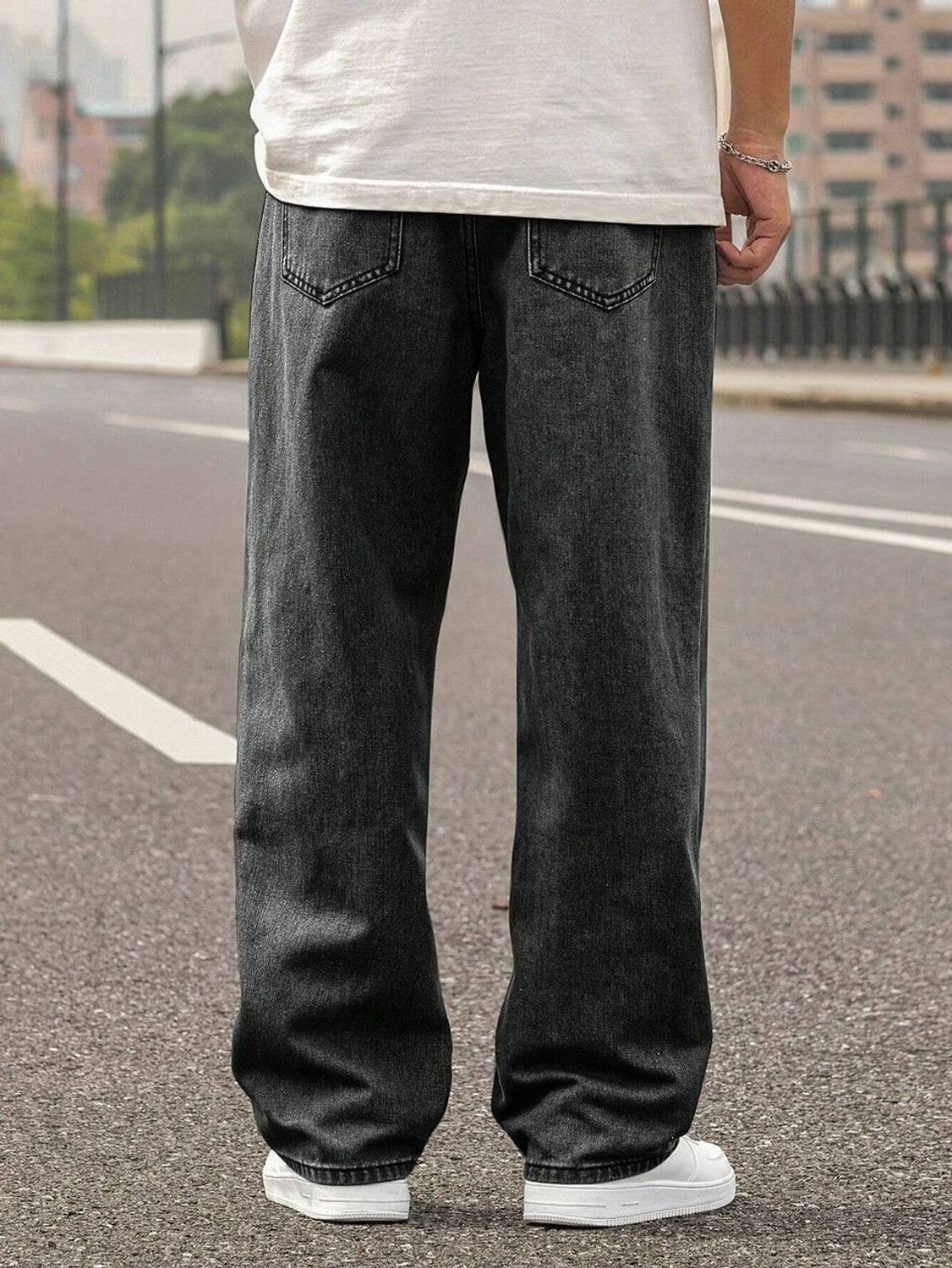 JAAR FASHION Men Grey Loose Fit Jeans - Image 2