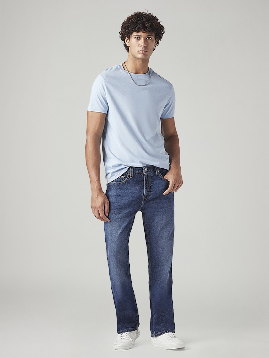Image of LEVI'S Boot-Leg Men Dark Blue Jeans