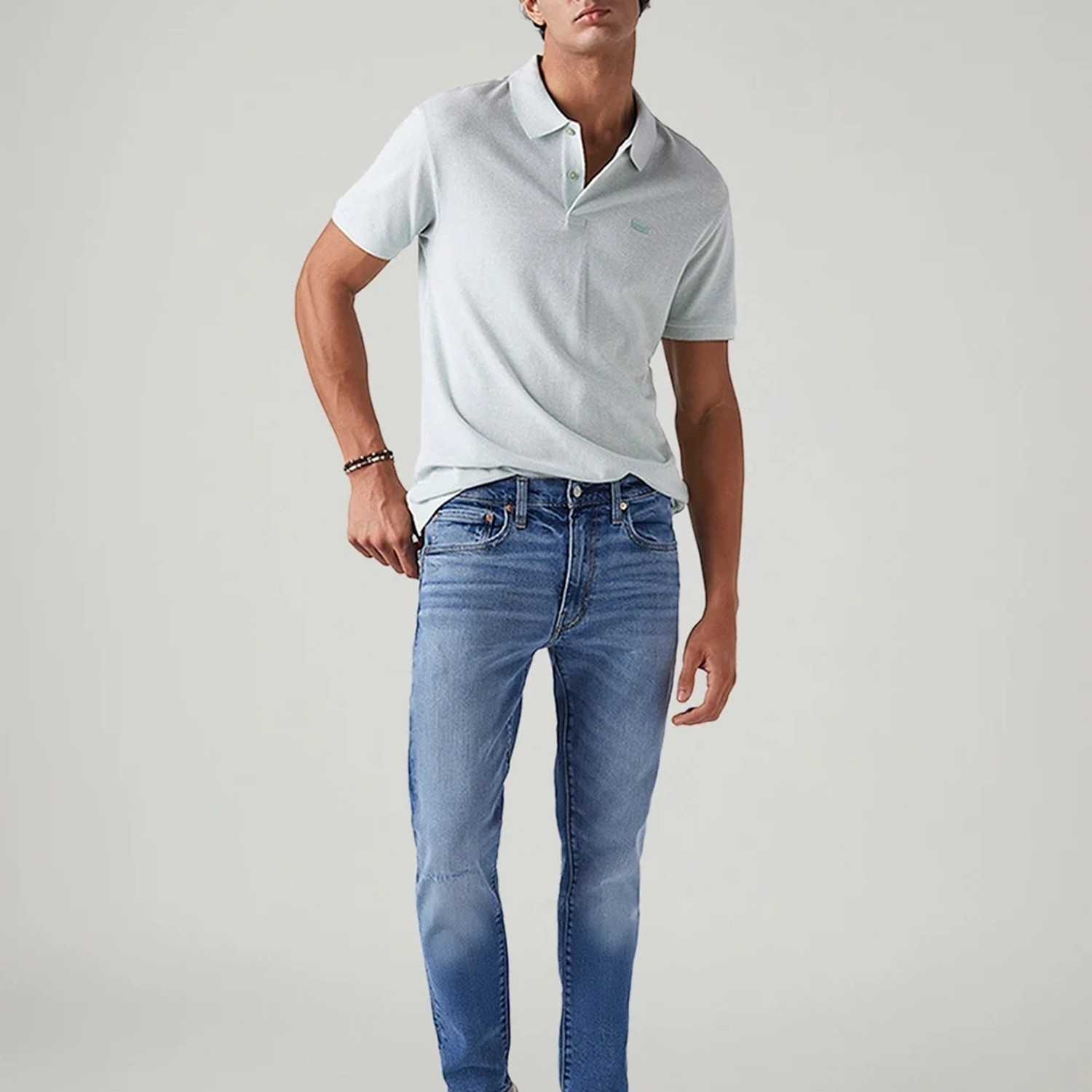 Image of LEVI'S Tapered Fit Men Light Blue Jeans