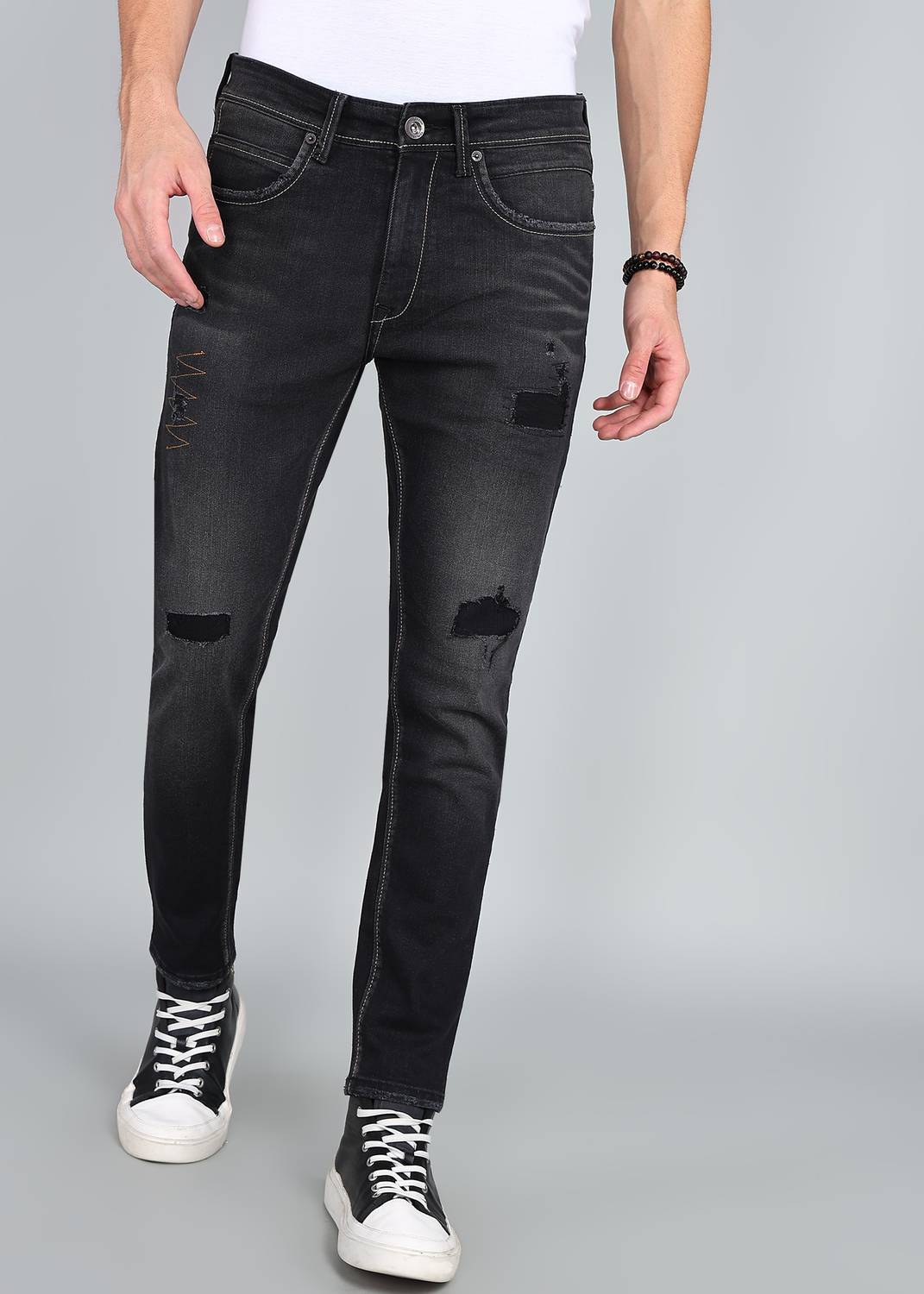 BEAT LONDON by Pepe Jeans Skinny Men Black Jeans