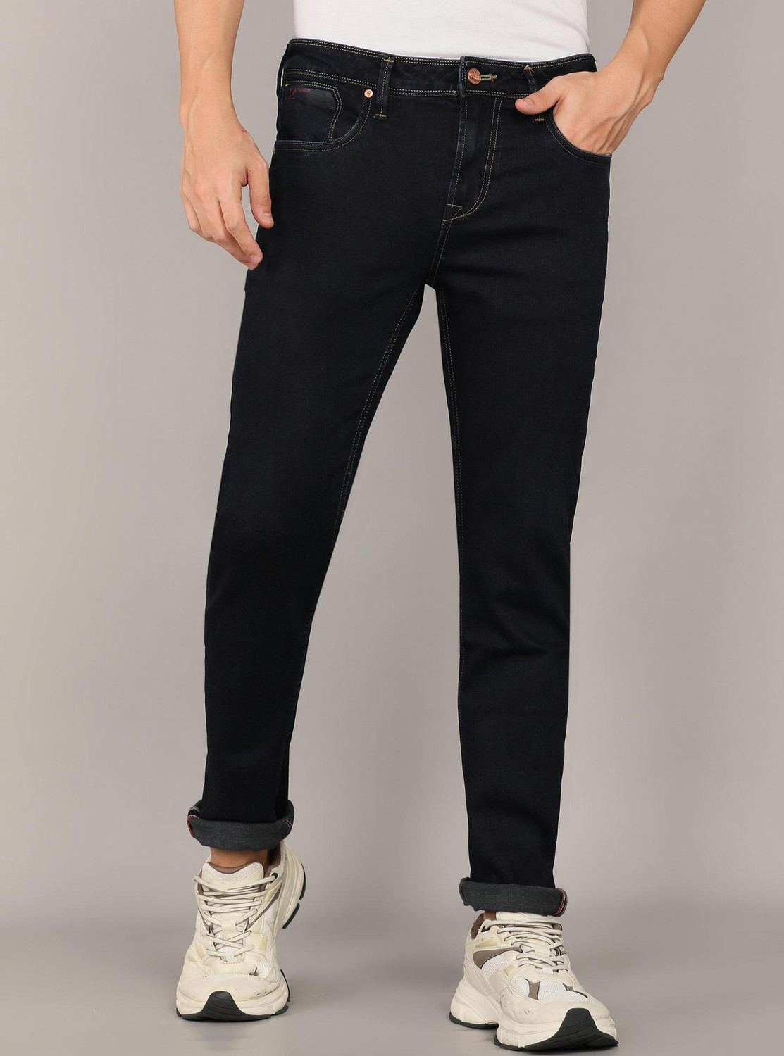 Image of KILLER Slim Men Dark Blue Jeans