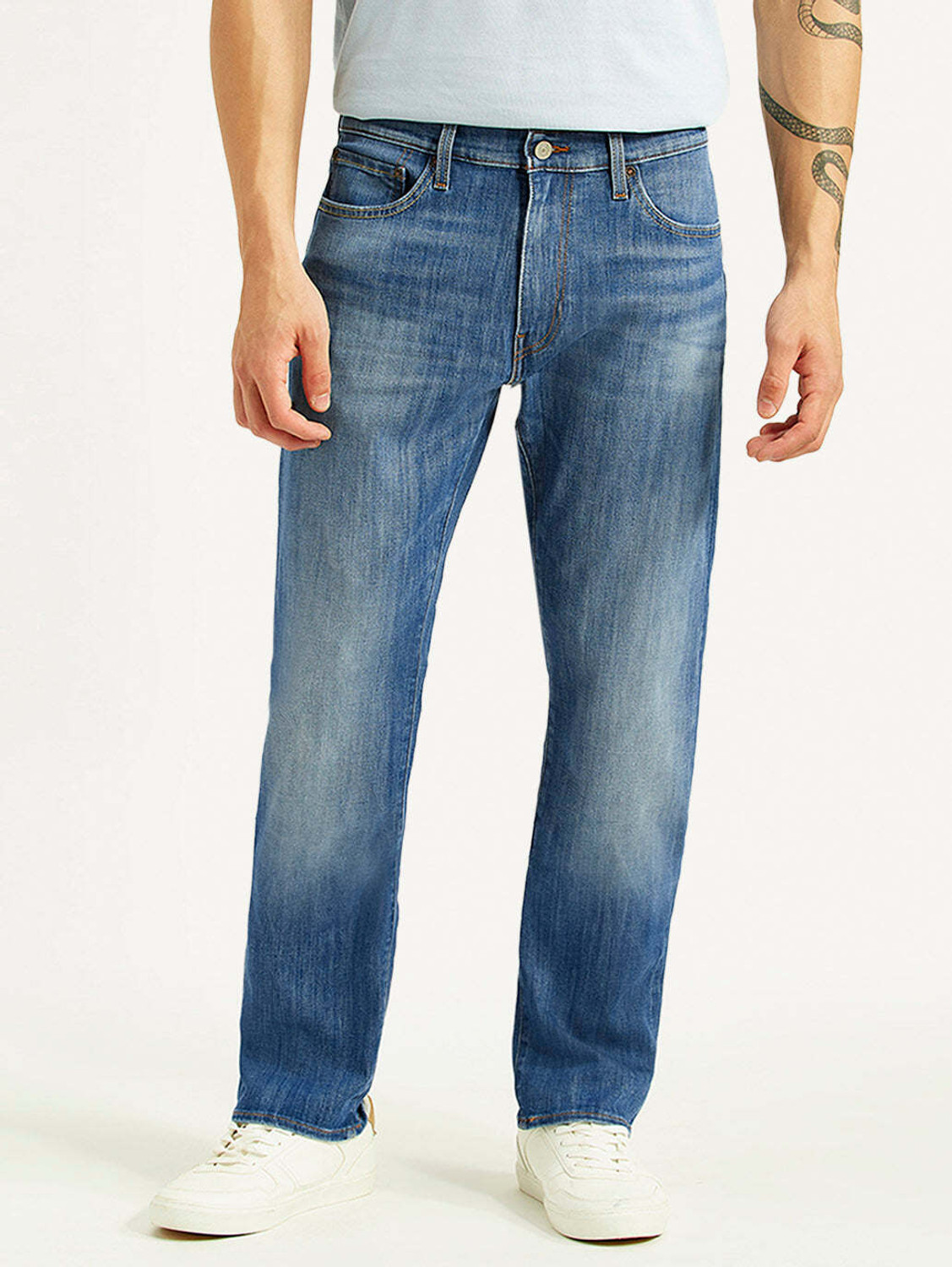 Image of LEVI'S Tapered Fit Men Blue Jeans