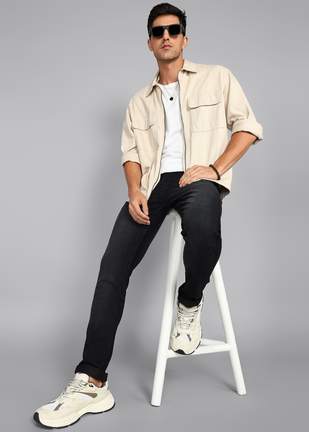 Image of METRONAUT Skinny Men Black Jeans