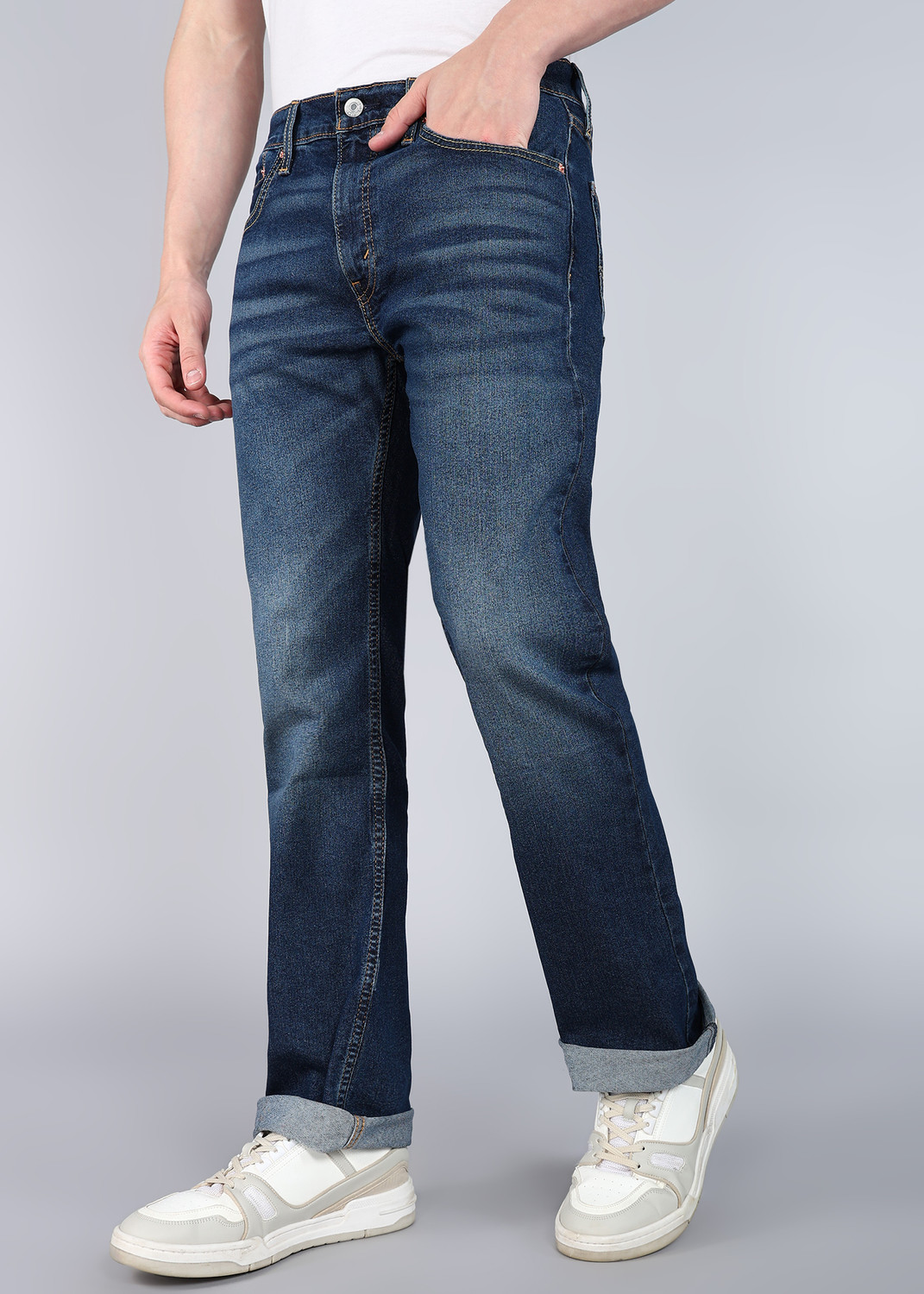 Image of LEVI'S Boot-Leg Men Blue Jeans