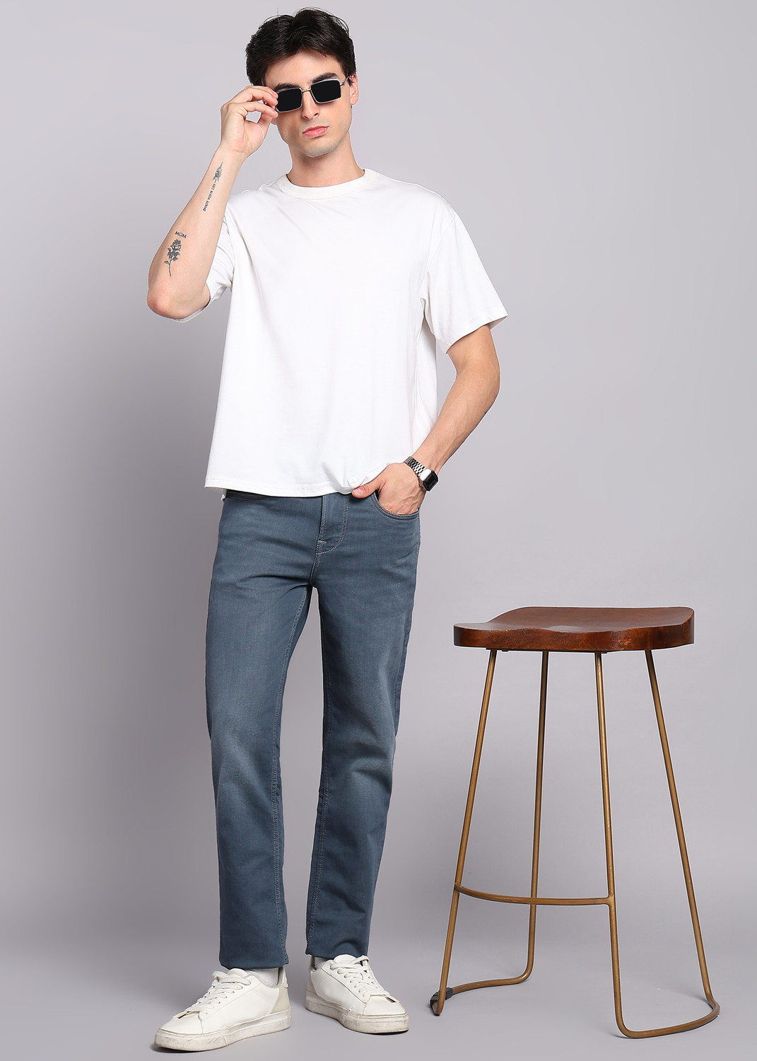Image of KILLER Slim Men Dark Grey Jeans