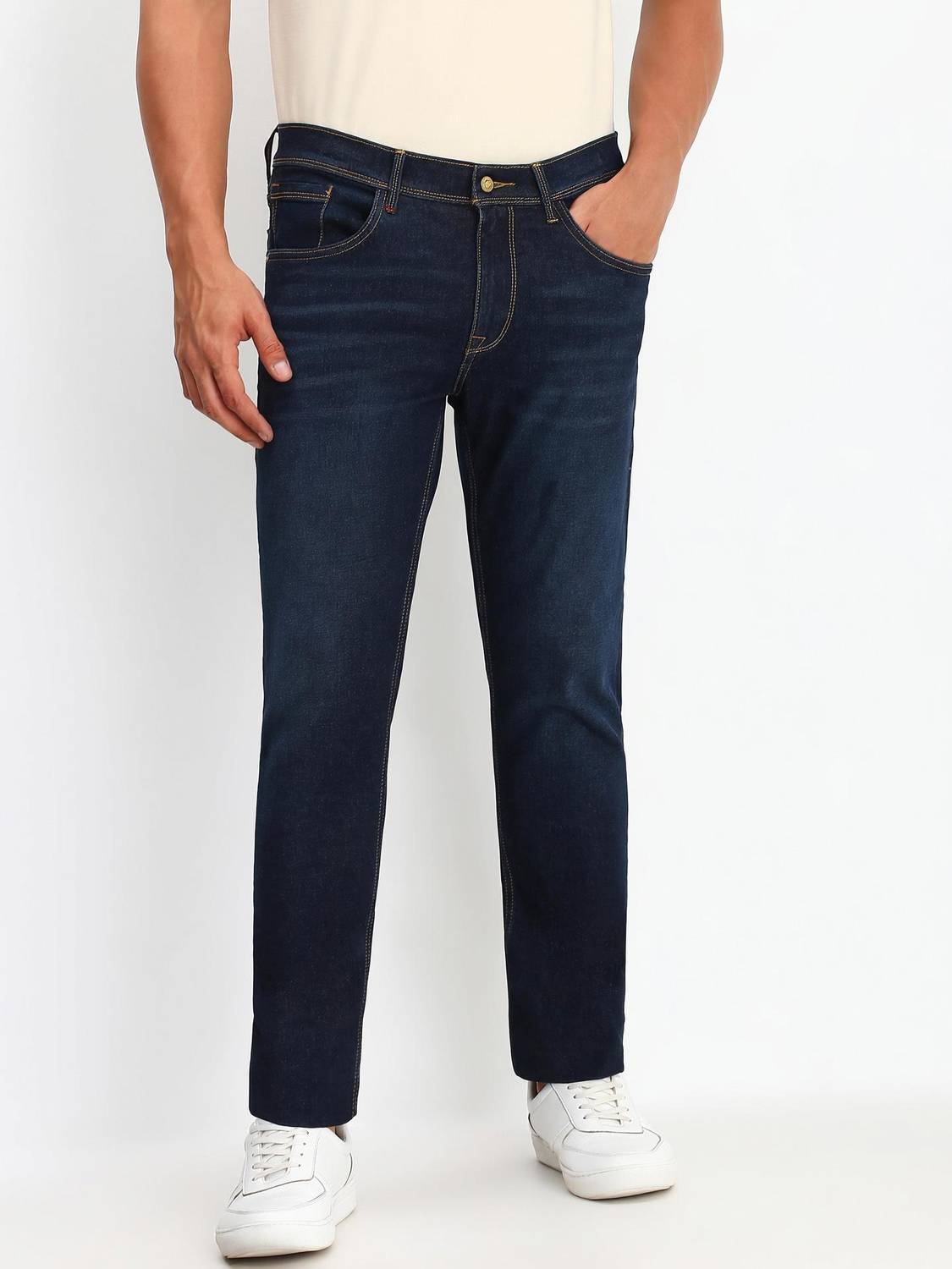 Allen Solly Slim Men Blue Jeans