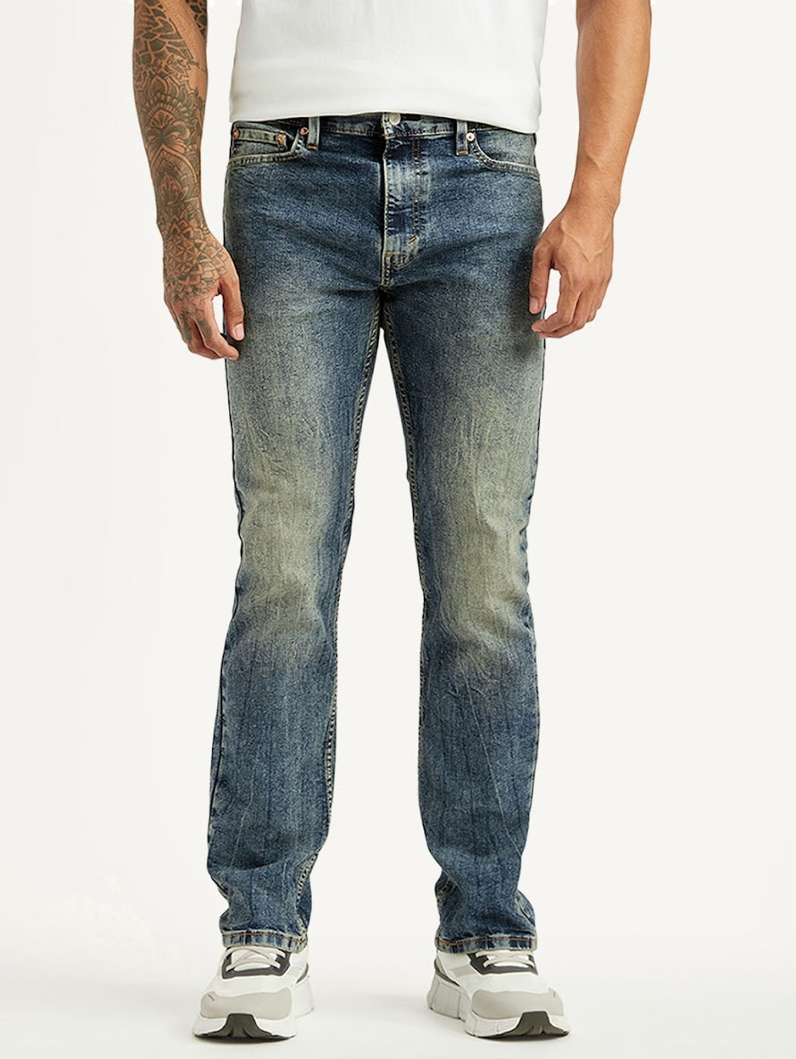 Image of LEVI'S Straight Fit Men Blue Jeans