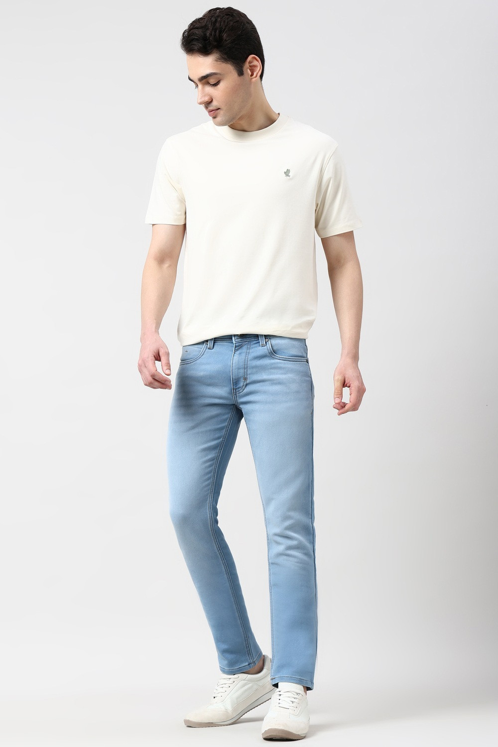 Image of PETER ENGLAND Skinny Men Light Blue Jeans