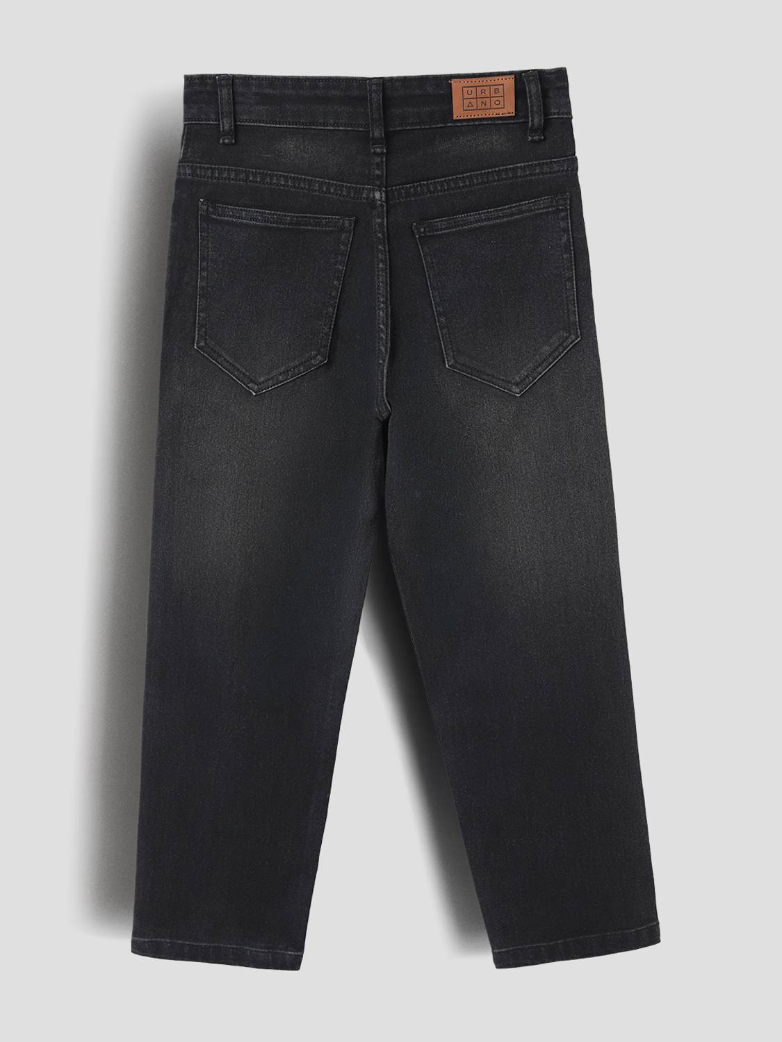 Urbano Juniors Loose Fit Boys Black Jeans - Image 2