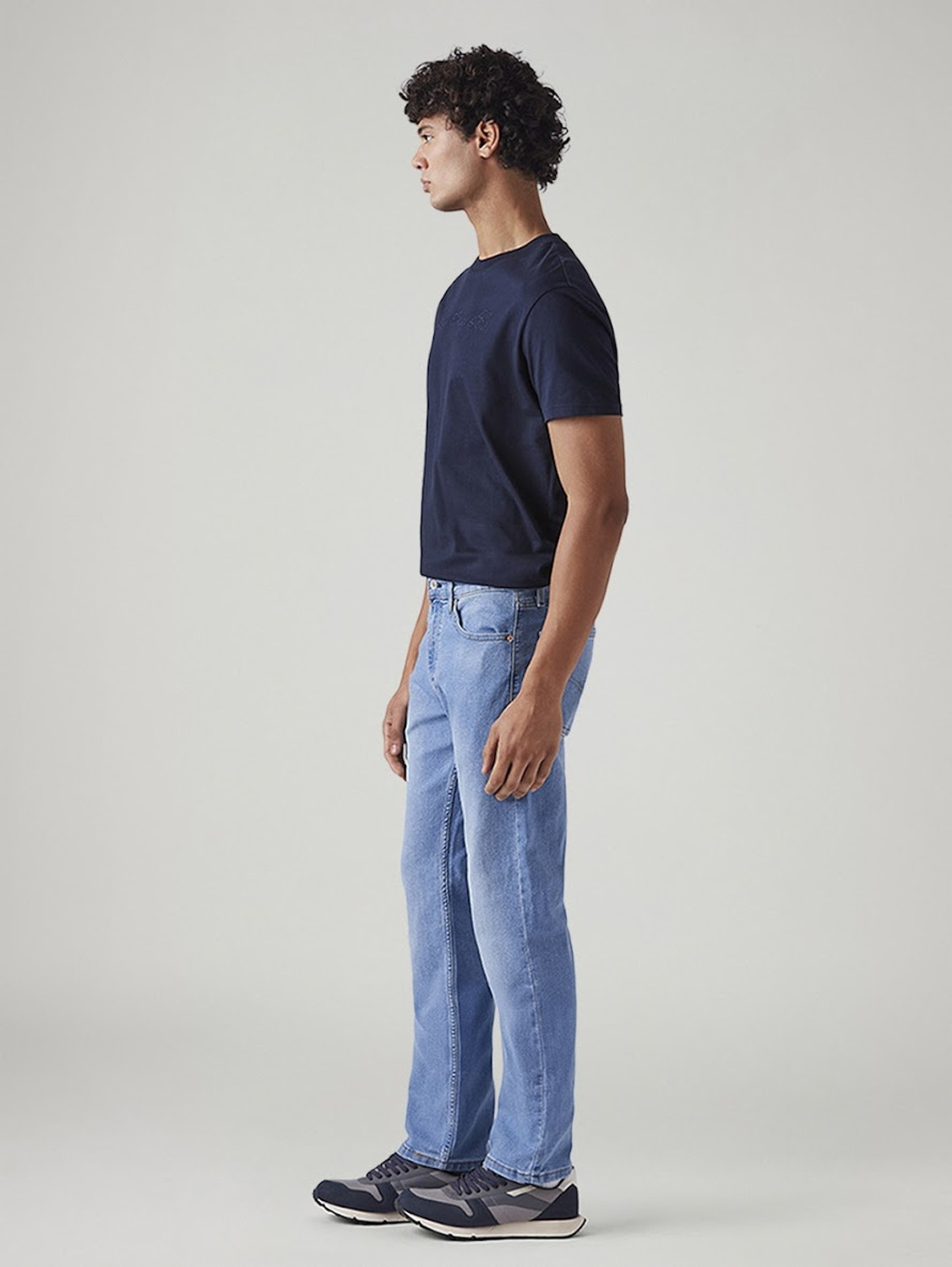 Image of LEVI'S Straight Fit Men Light Blue Jeans