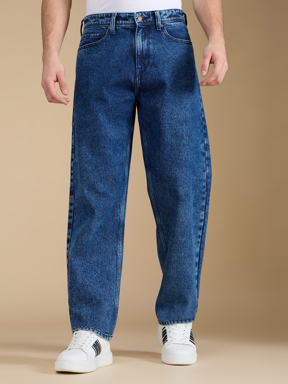 Image of Pepe Jeans Relaxed Fit Men Blue Jeans