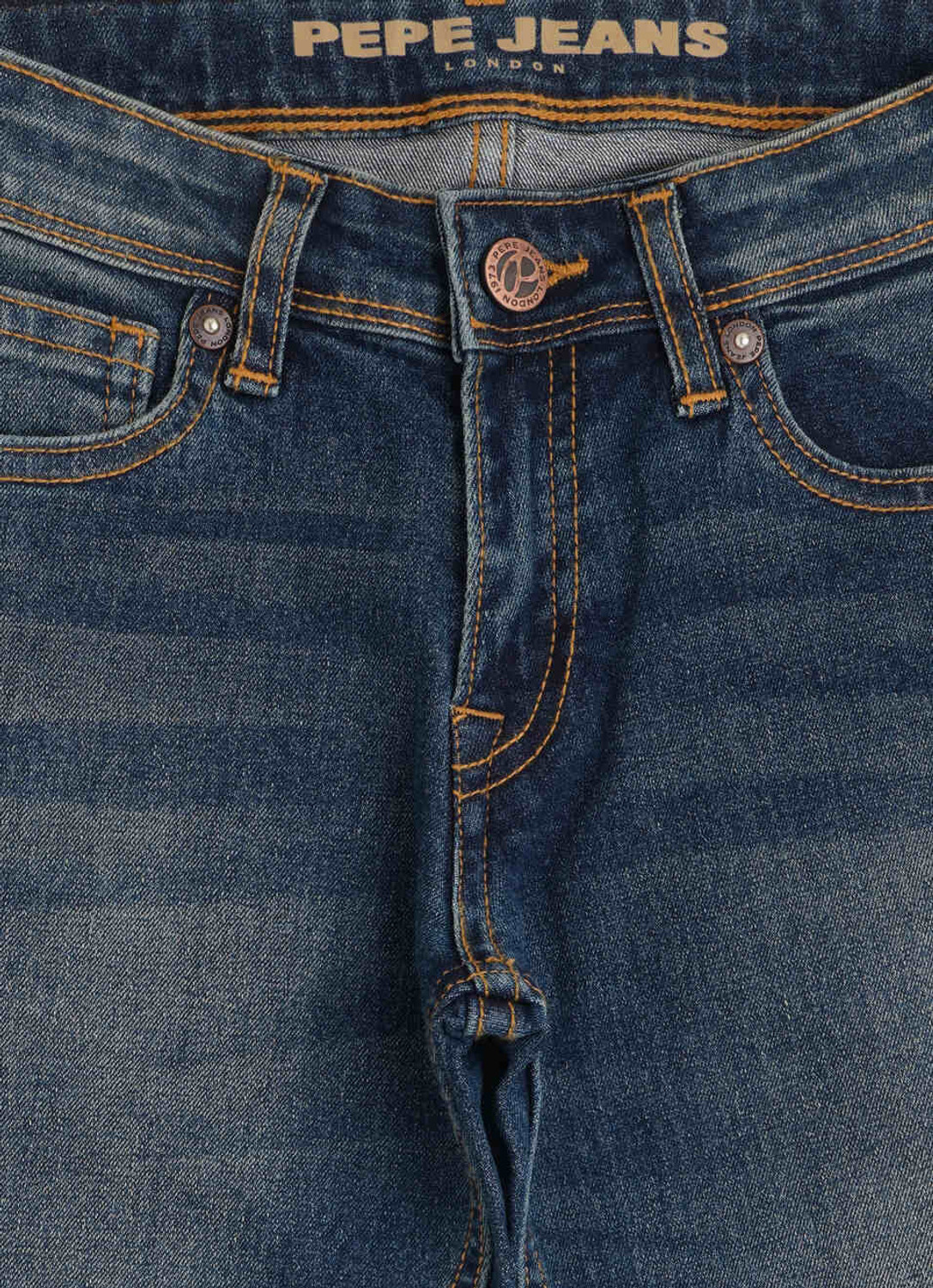 Image of Pepe Jeans Slim Boys Blue Jeans