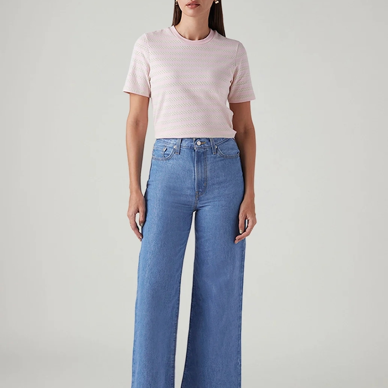 Image of LEVI'S Wide Leg Women Blue Jeans