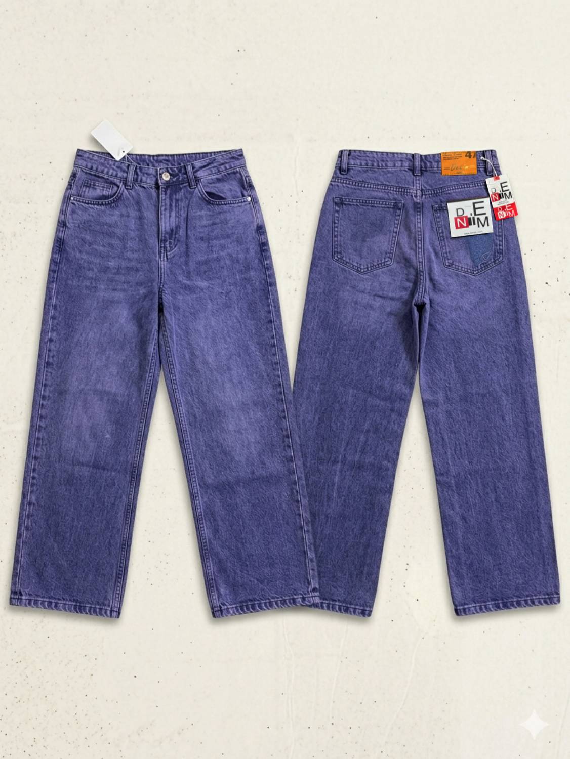 TheRKcollection Loose Fit Blue Jeans - Image 1