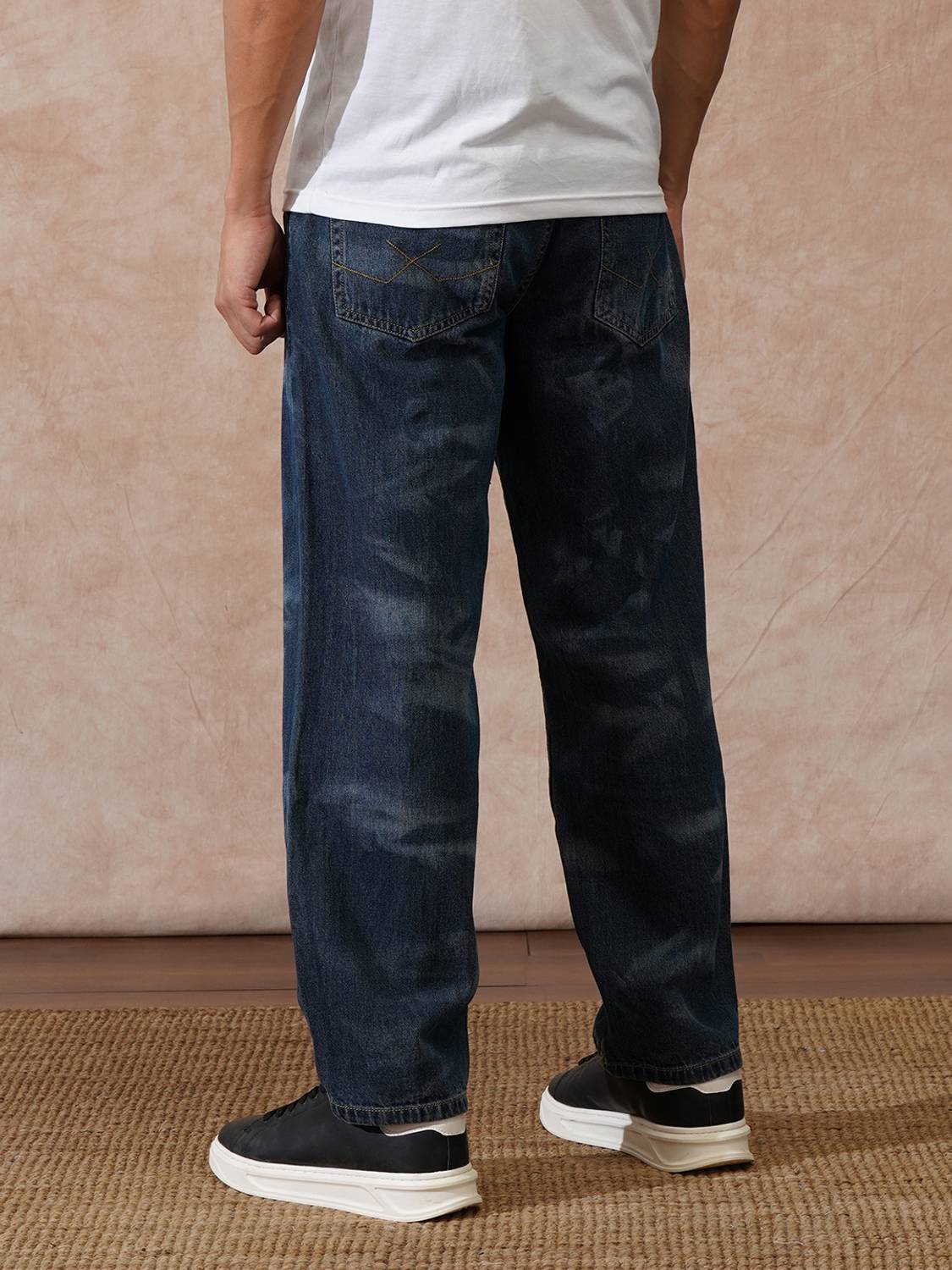 WROGN Loose Fit Men Blue Jeans - Image 2