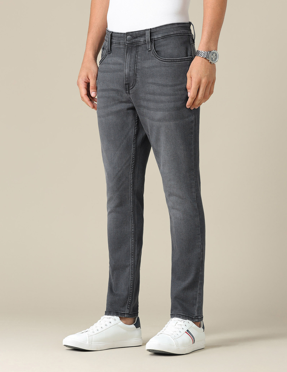 Image of U.S. Polo Assn. Denim Co. Regular Men Black Jeans
