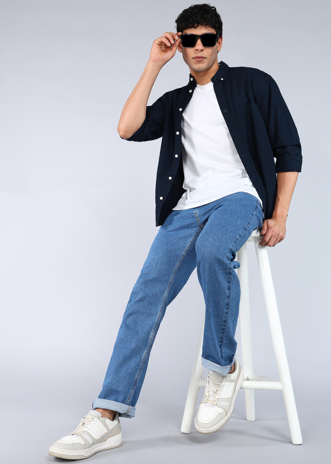 Image of LEVI'S Straight Fit Men Blue Jeans