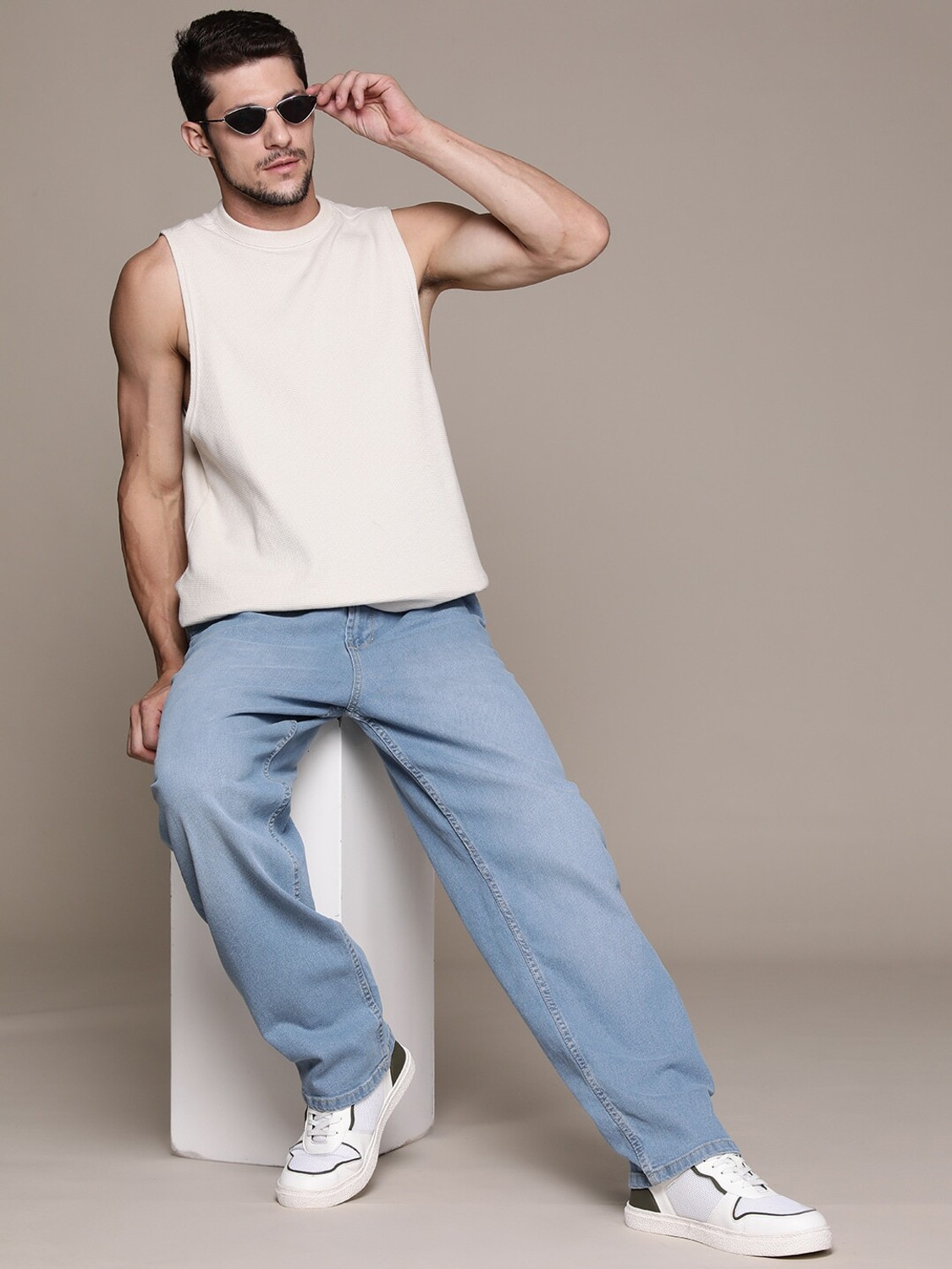 Image of Roadster Boot-Leg Men Blue Jeans