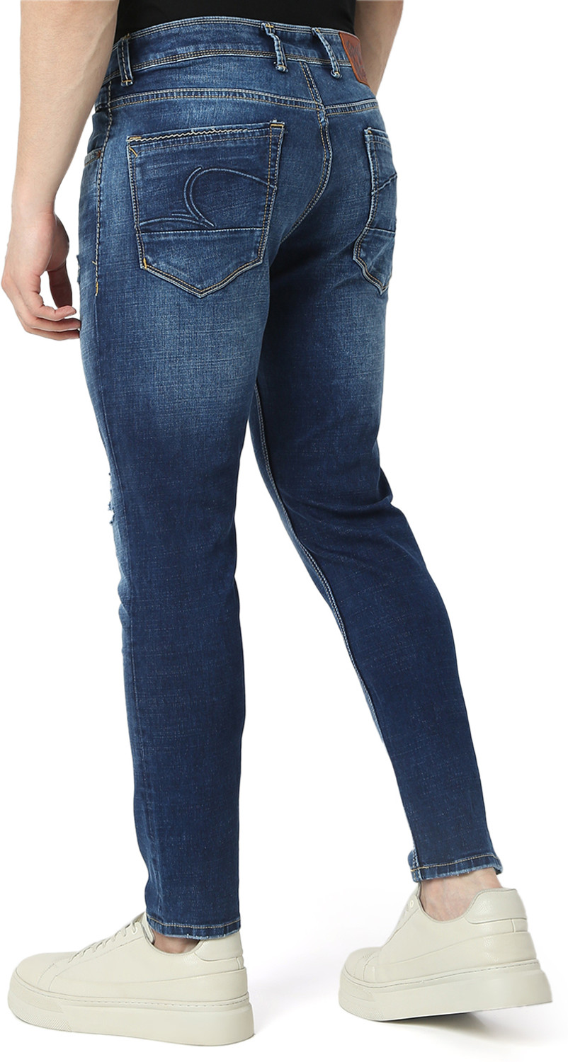Image of Spykar Slim Men Blue Jeans