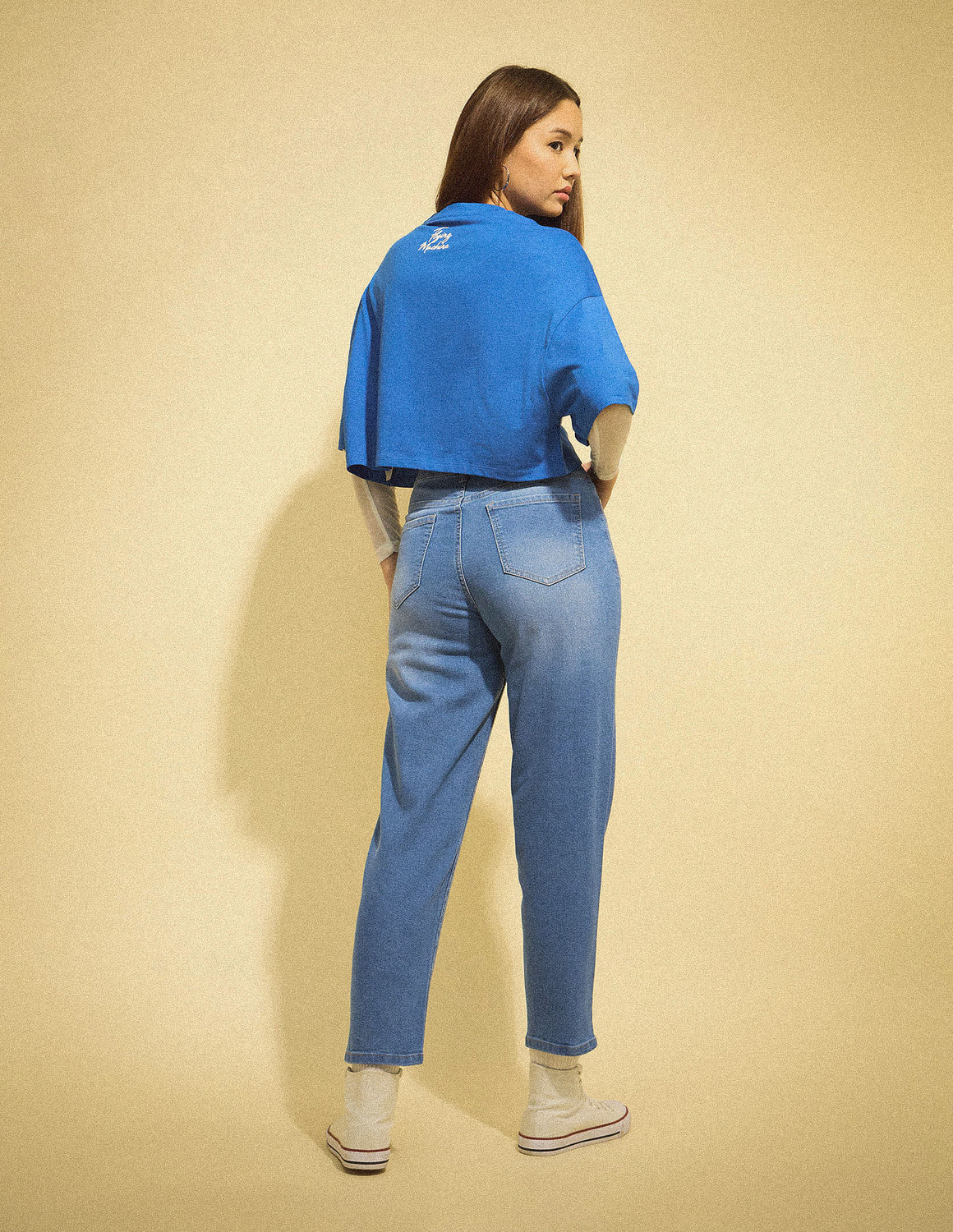Image of FLYING MACHINE Slim Women Blue Jeans