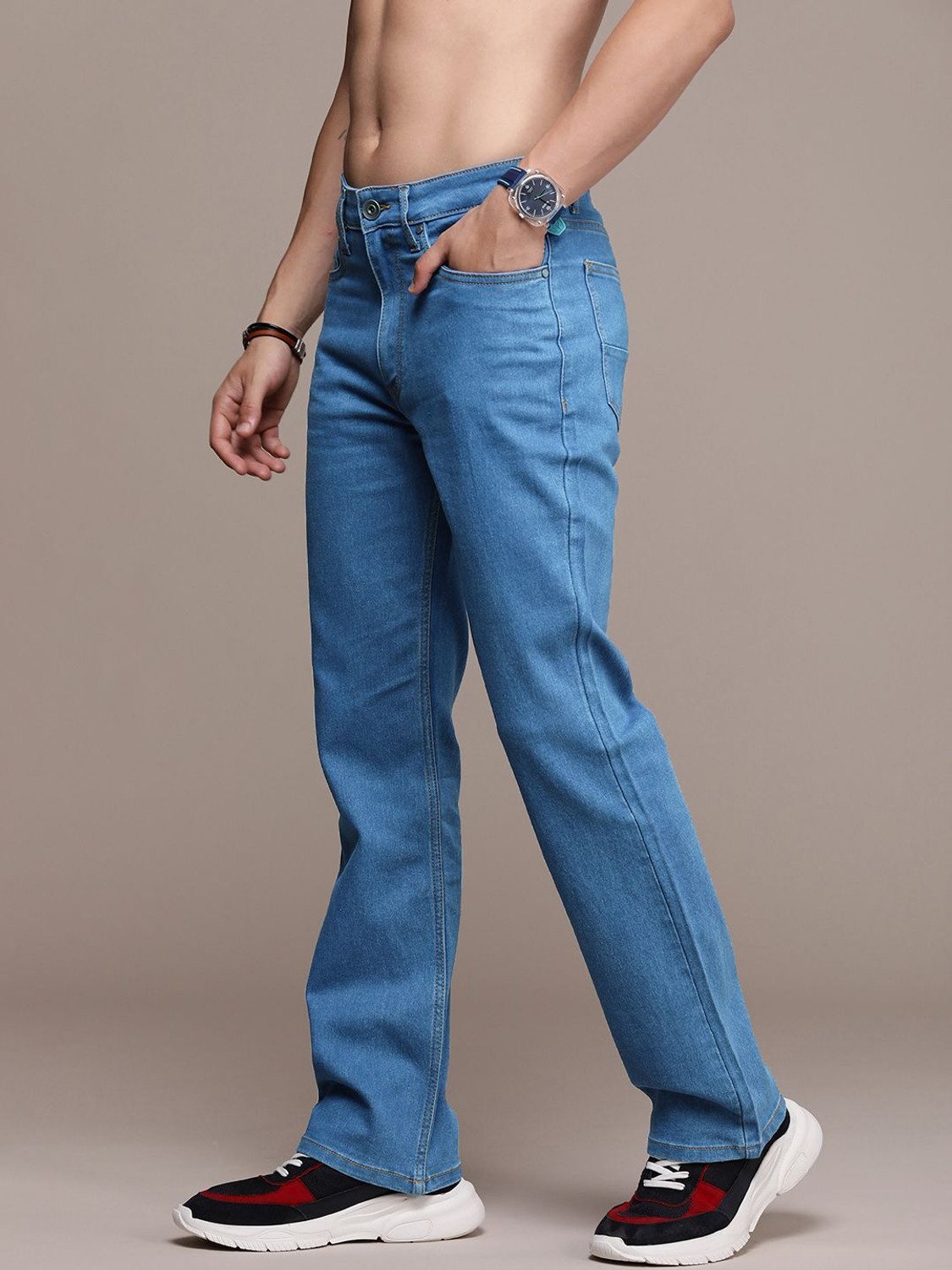 Image of Roadster Boot-Leg Men Blue Jeans