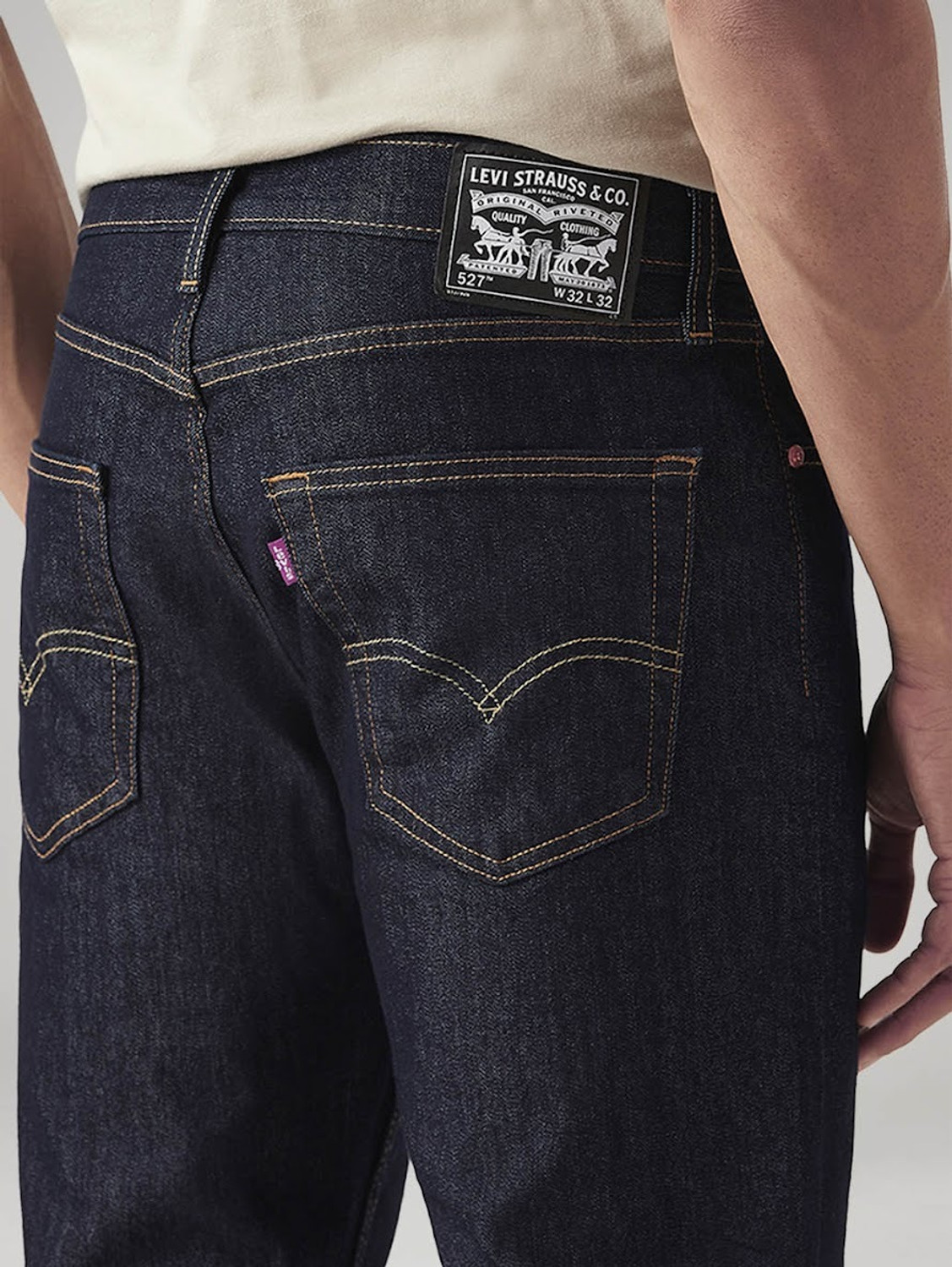 Image of LEVI'S Boot-Leg Men Dark Blue Jeans