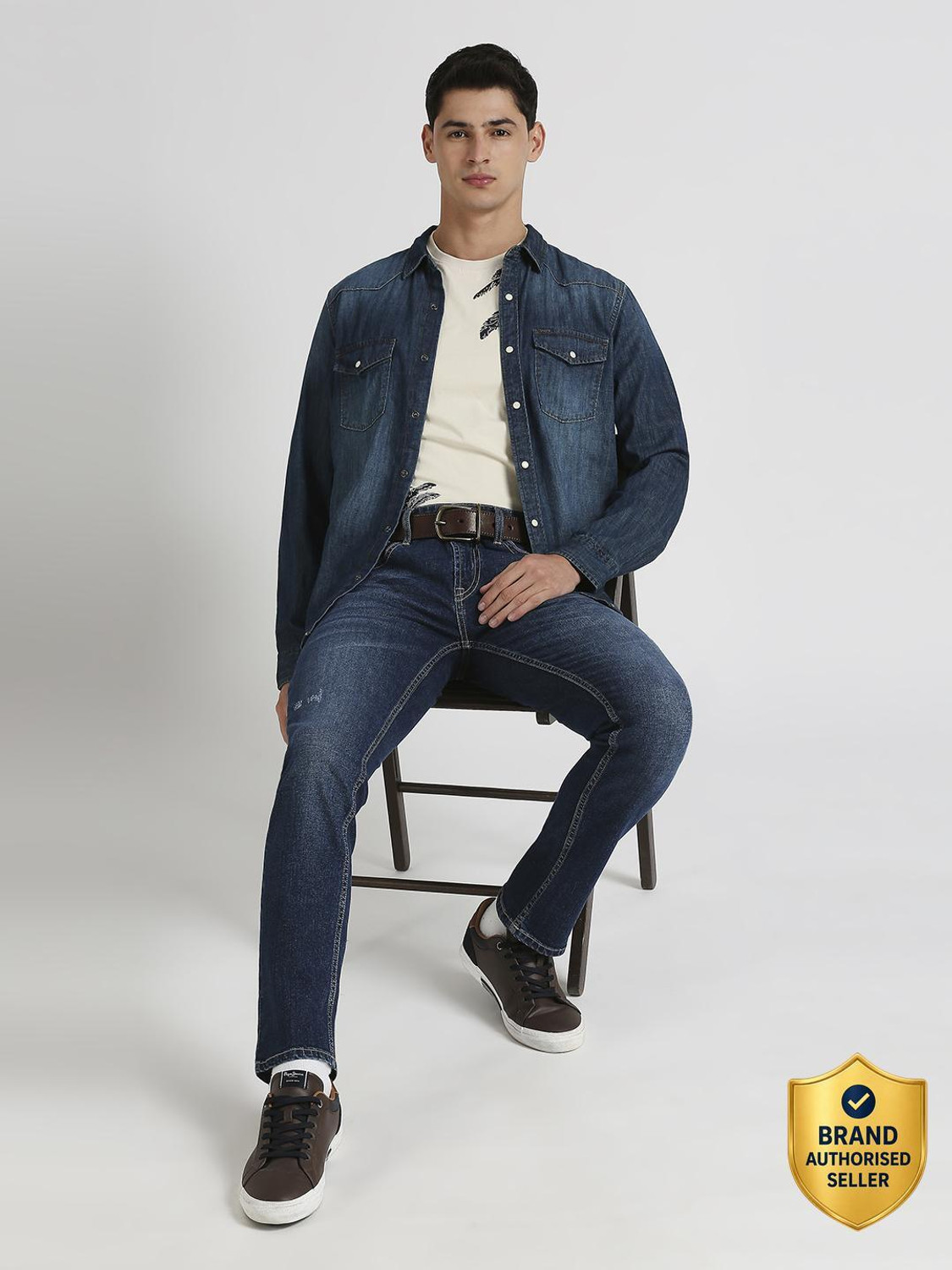 Image of Pepe Jeans Slim Men Blue Jeans