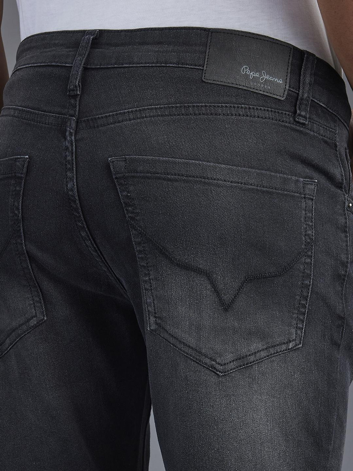 Image of Pepe Jeans Slim Men Black Jeans