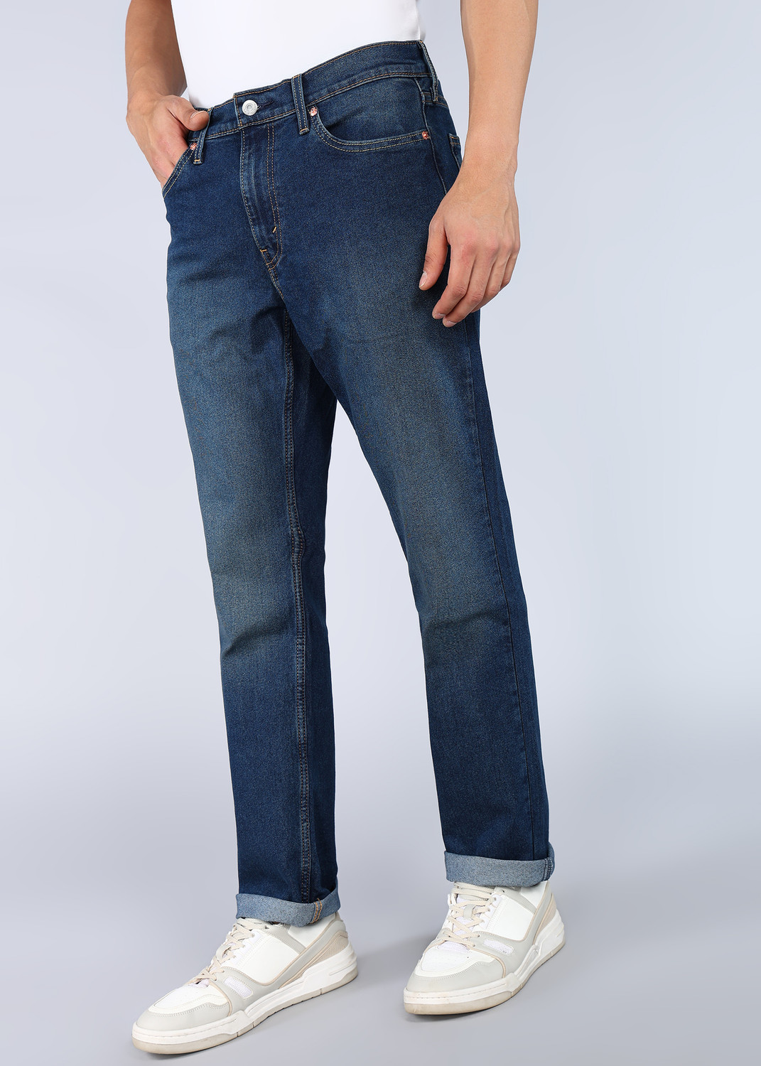 Image of LEVI'S Tapered Fit Men Dark Blue Jeans