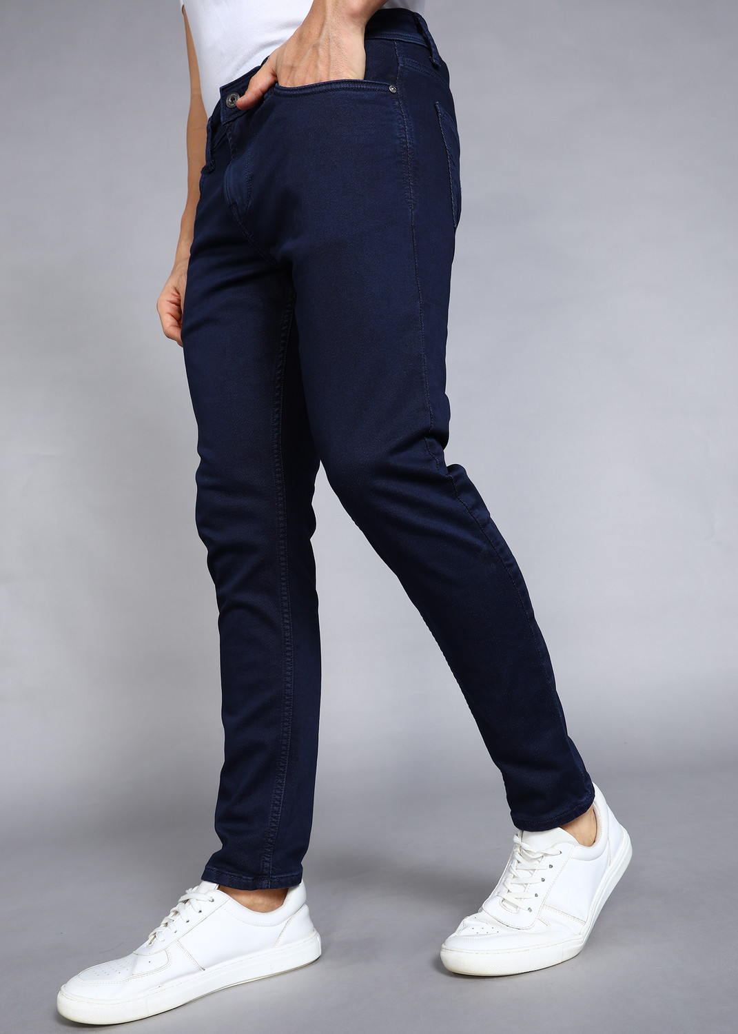 Image of KILLER Skinny Men Dark Blue Jeans