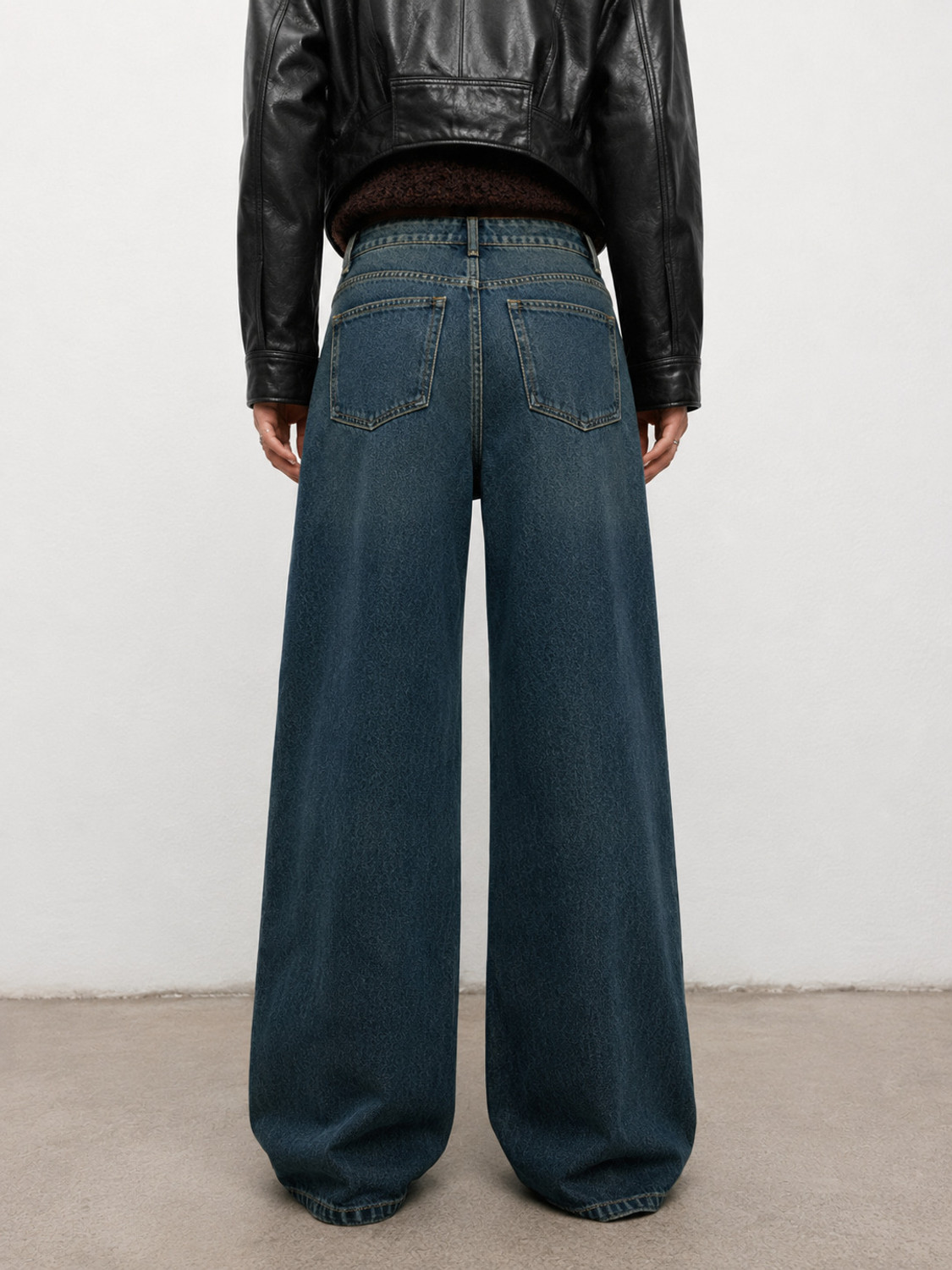 Image of DENIM LOOK Baggy Fit Women Blue Jeans