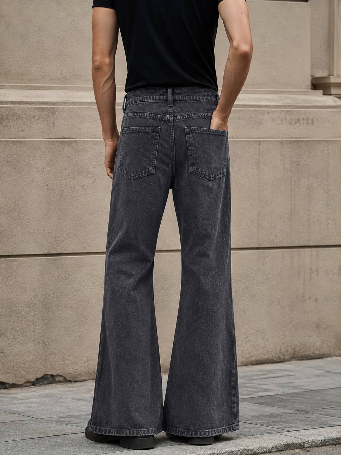 MOTREX Boot-Leg Men Dark Grey Jeans - Image 5