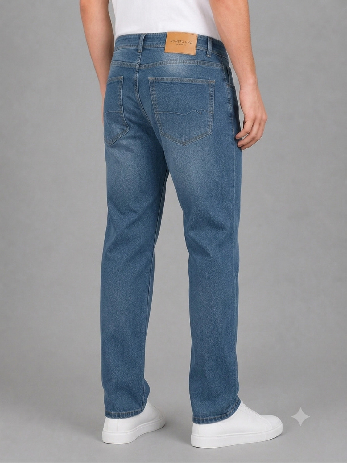 Image of NUMERO UNO Regular Men Blue Jeans