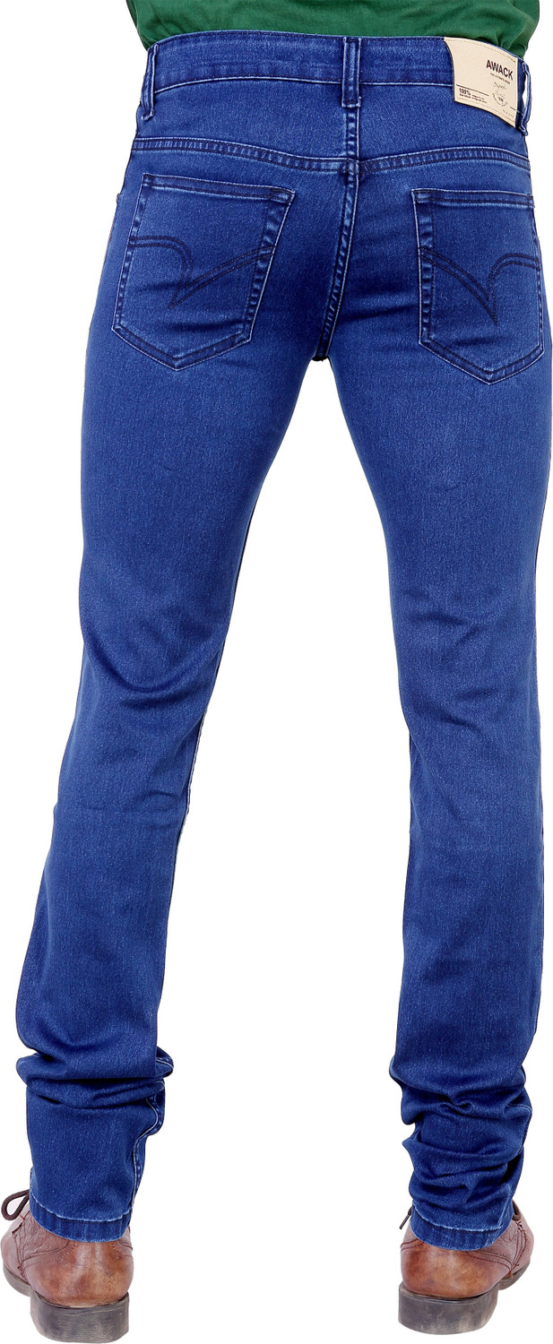 Image of AWACK Slim Men Blue Jeans
