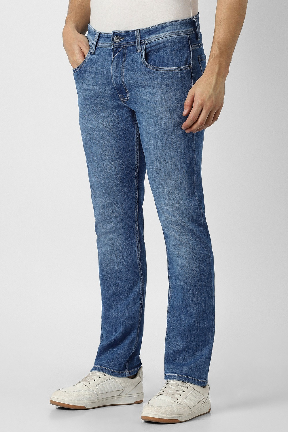 Image of PETER ENGLAND Regular Men Blue Jeans