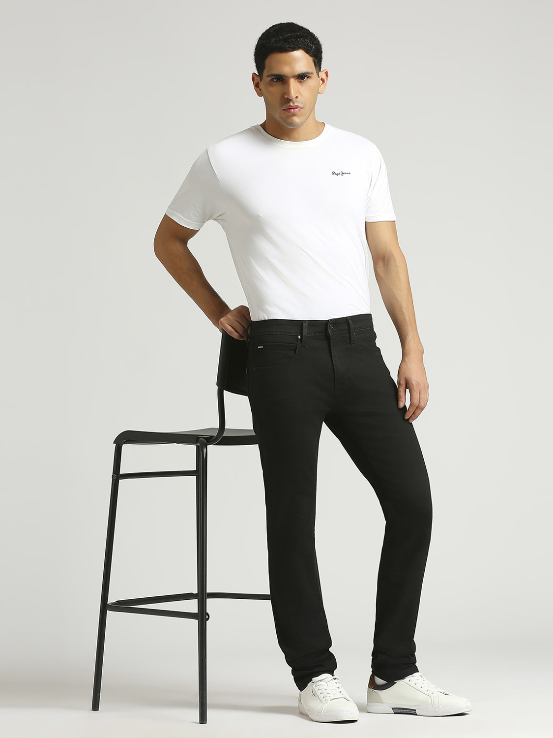 Image of Pepe Jeans Slim Men Black Jeans