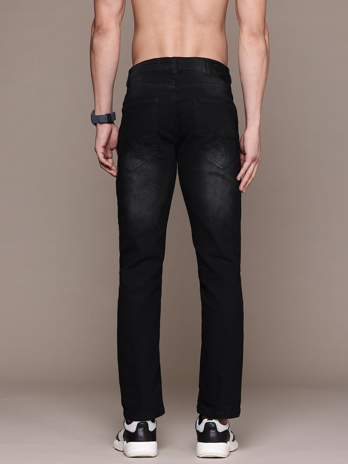 Image of Roadster Slim Men Black Jeans