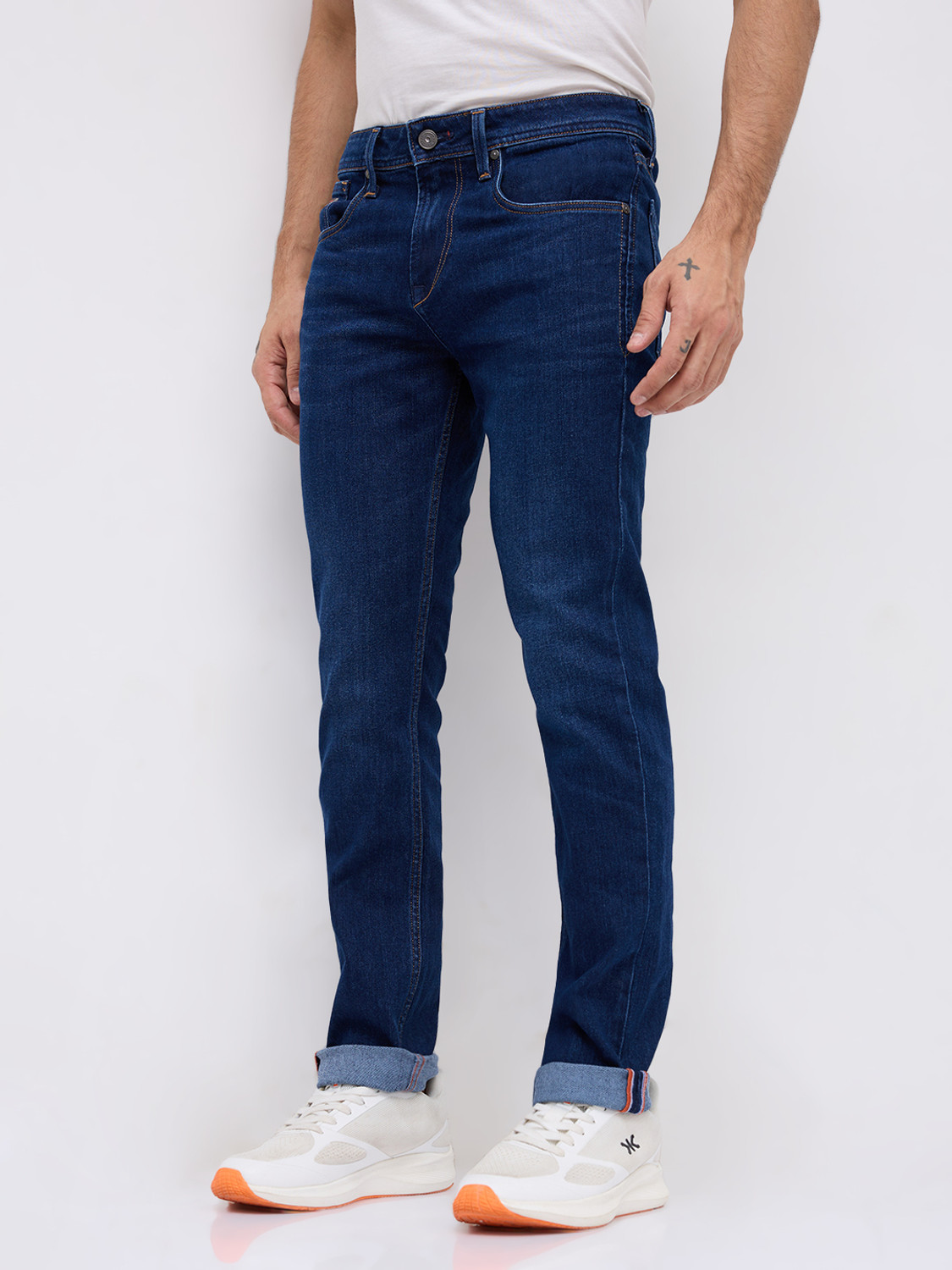 Image of KILLER Slim Men Dark Blue Jeans