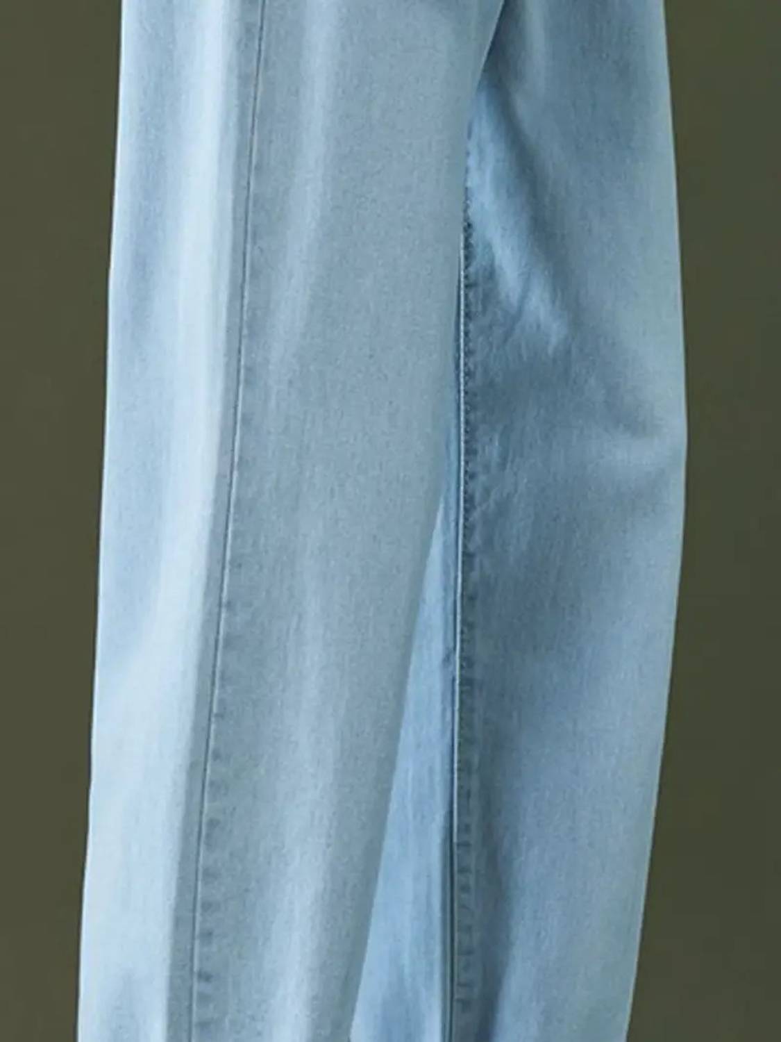 MEIXN Straight Fit Men Light Blue Jeans - Image 5