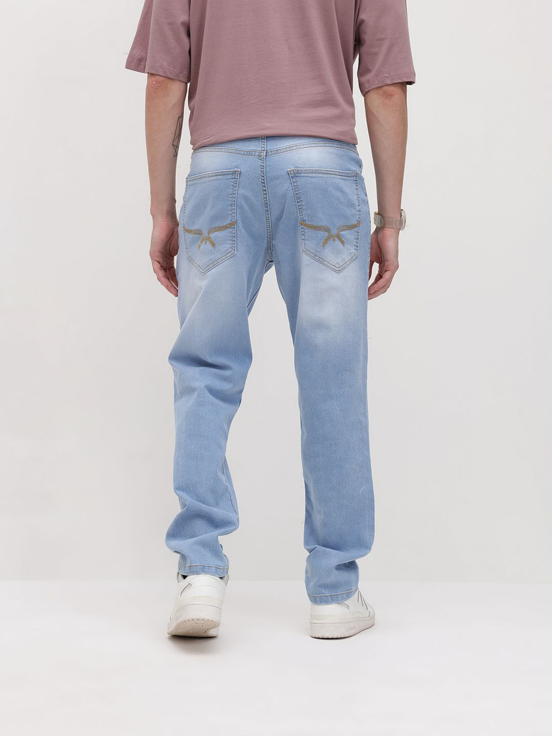 Image of Roadster Relaxed Fit Men Blue Jeans